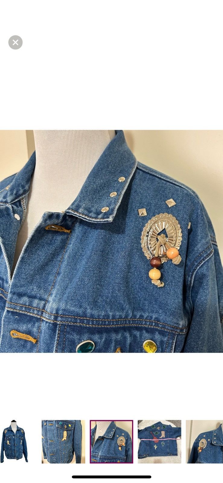 Arizona Jean Co. Arizona Jean company XL cowboy southwest embroidered jacket Size XL / US 12-14 / IT 48-50 - 3 Thumbnail