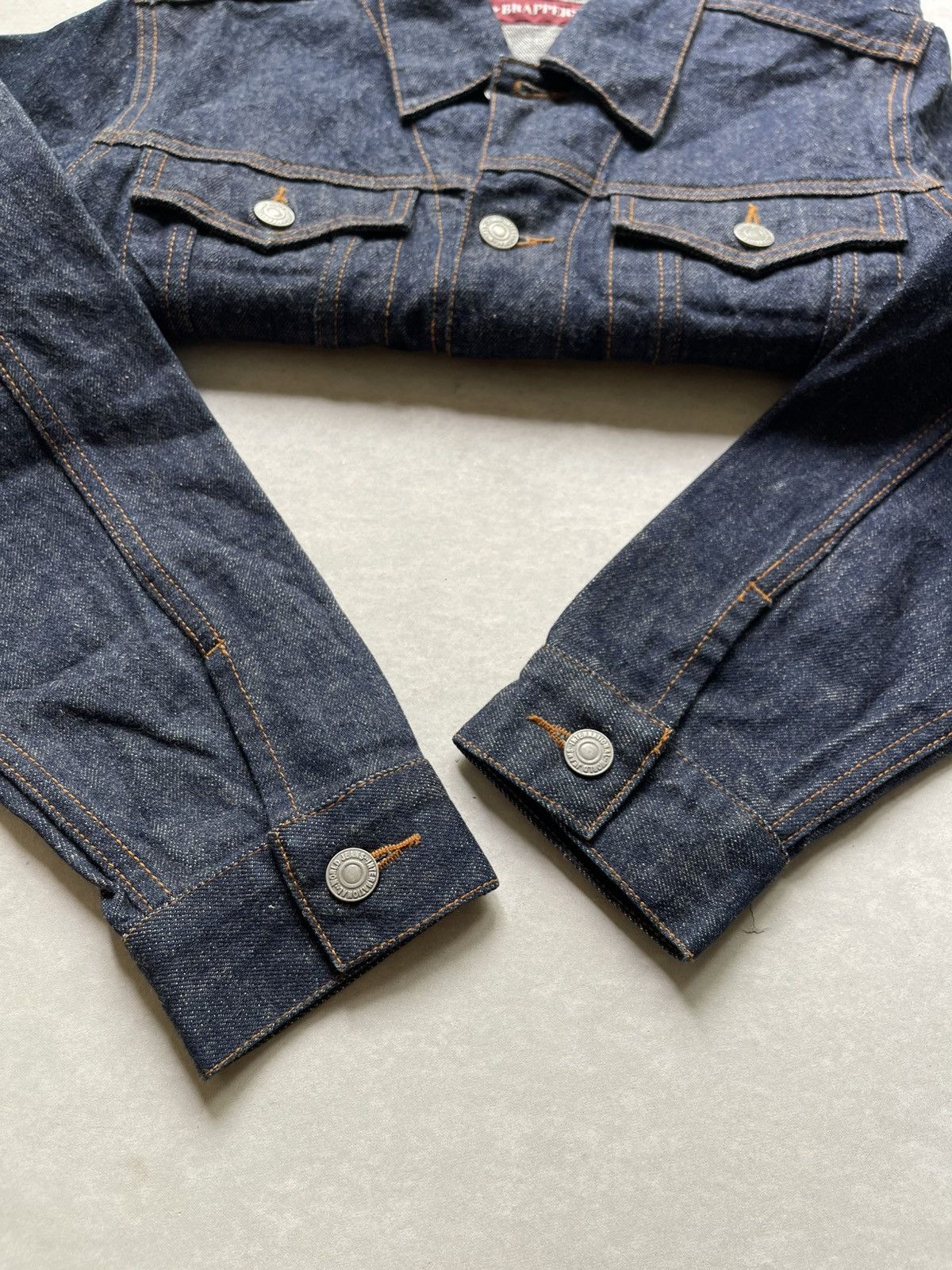 Japanese Brand 🔥VINTAGE BRAPPERS INDIGO DENIM TRUCKER JACKET Size US S / EU 44-46 / 1 - 10 Thumbnail