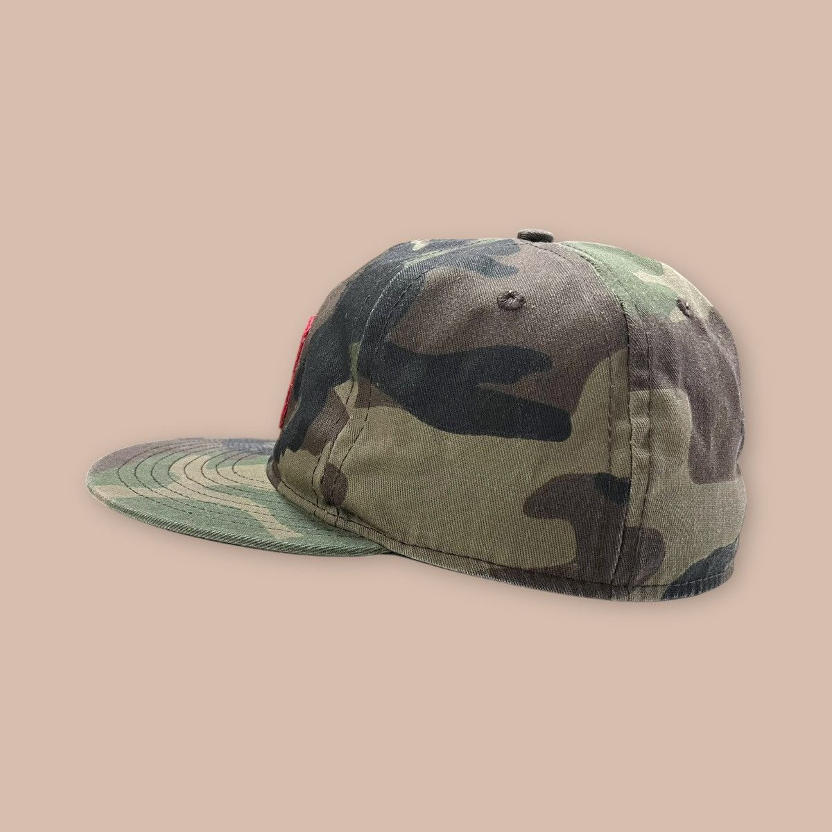 Ebbets Field Flannels Ebbets Field Flannels "B" Camo Fitted Cap Size ONE SIZE - 2 Thumbnail