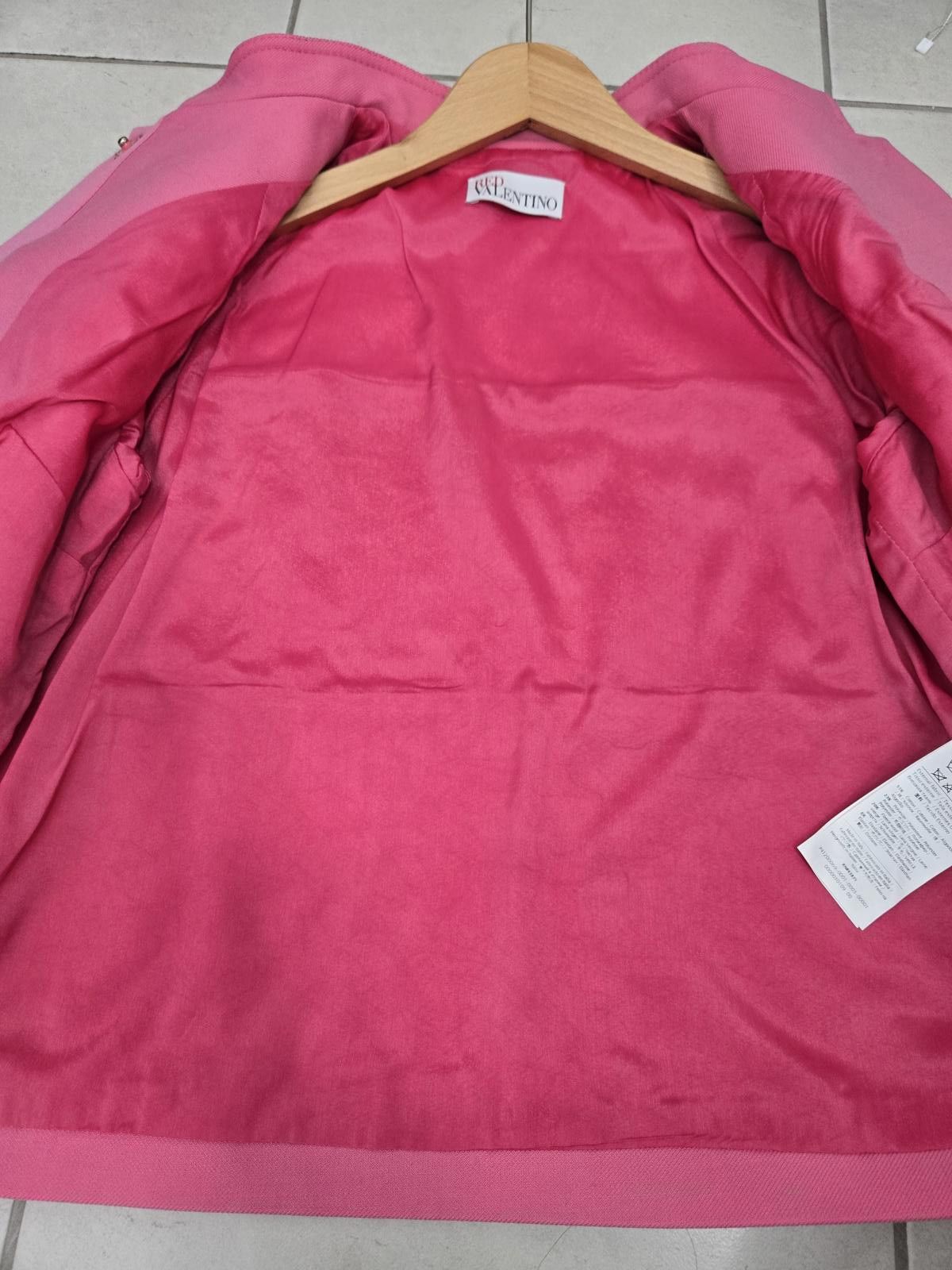 Designer RED VALENTINO Jacket Women's Small Pink Crop Blazer Jacket Size S / US 4 / IT 40 - 7 Thumbnail