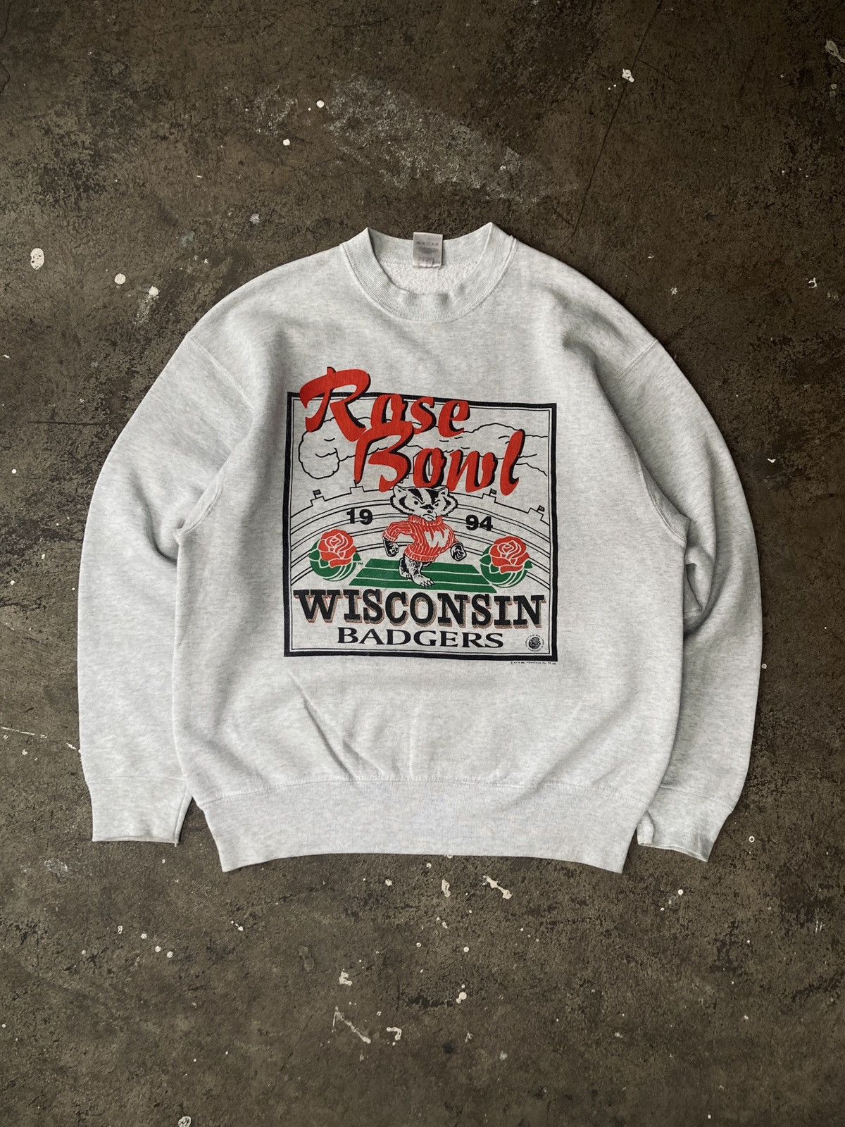 Fruit Of The Loom × Vintage Vintage ‘94 Wisconsin Badgers Rose Bowl Size US L / EU 52-54 / 3 - 1 Thumbnail
