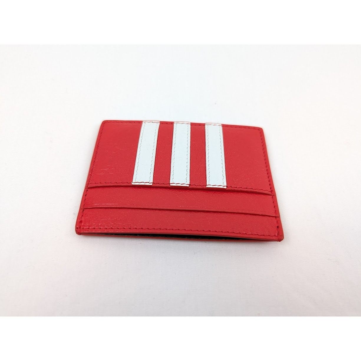 Adidas × Balenciaga o1rshd1 Q:3 /DUP/ Size:OS / Arena Lamb Card Holder Red/White Size ONE SIZE - 7 Thumbnail