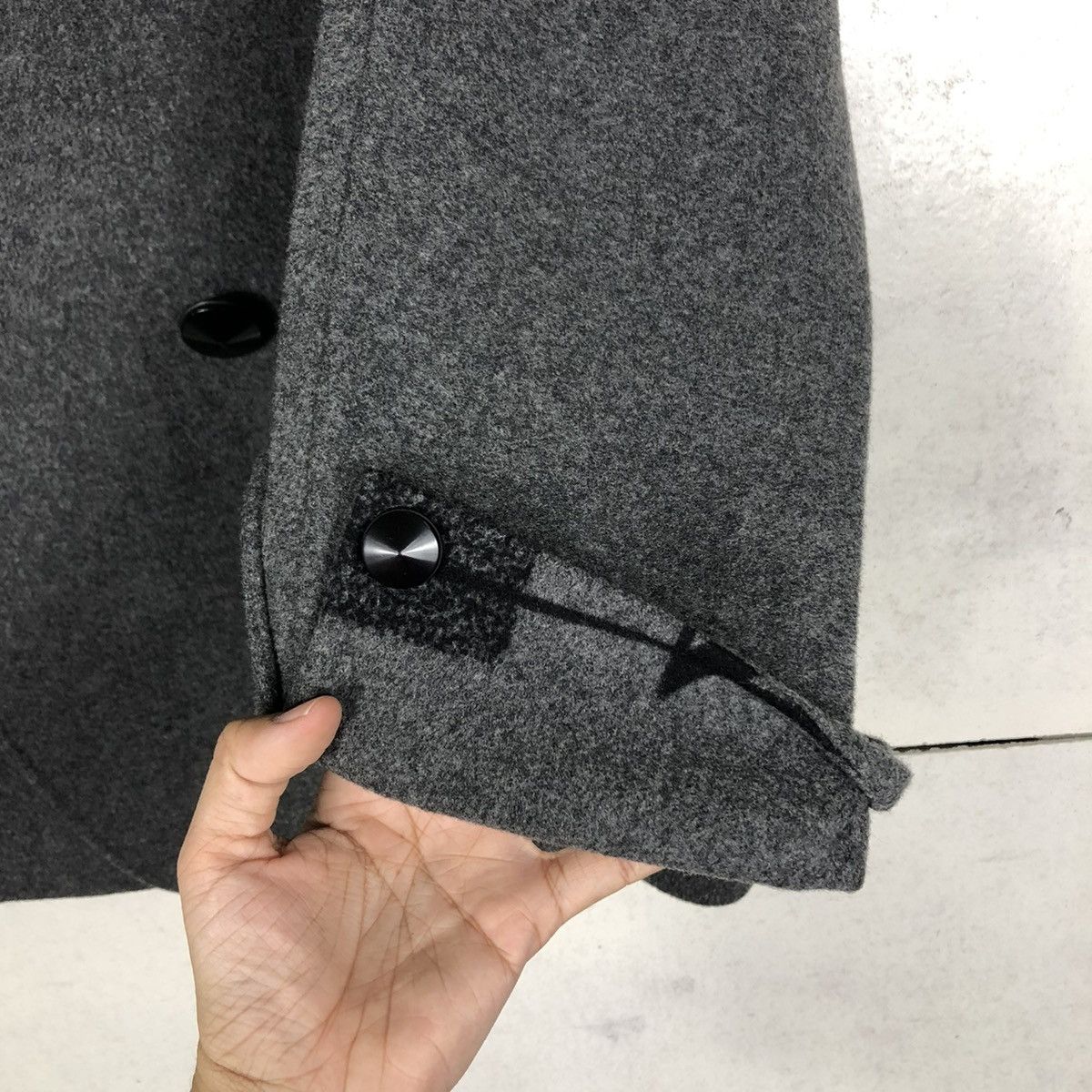Designer × Japanese Brand × Louis Feraud 🔥WOOL JACKET OVER PRINT BLANKET LOUIS FERAUD PARIS Size US M / EU 48-50 / 2 - 17 Thumbnail