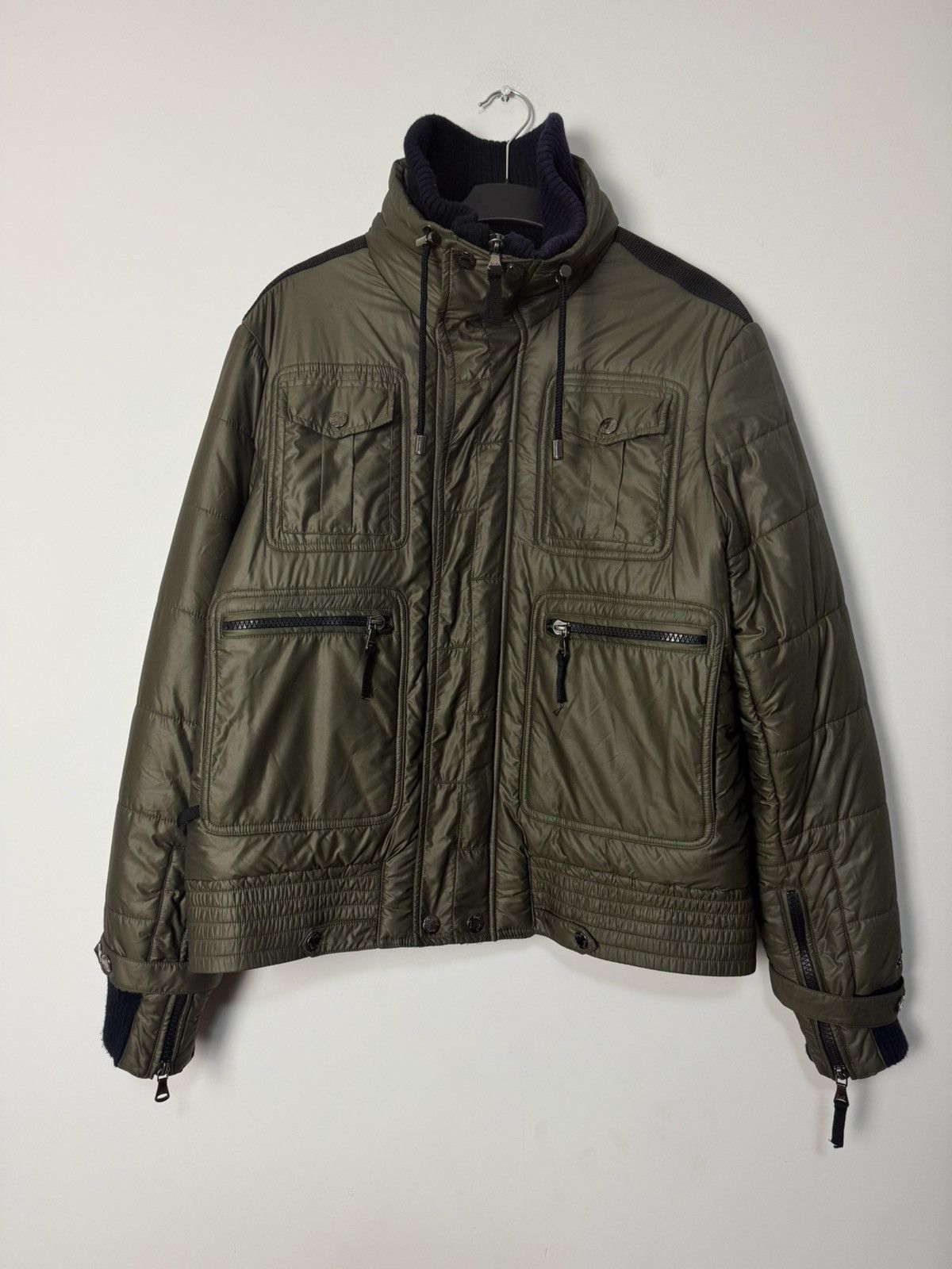 Dolce & Gabbana Dolce & Gabbana Military Puffer Jacket Multi Pocket 2000s Size US L / EU 52-54 / 3 - 3 Thumbnail