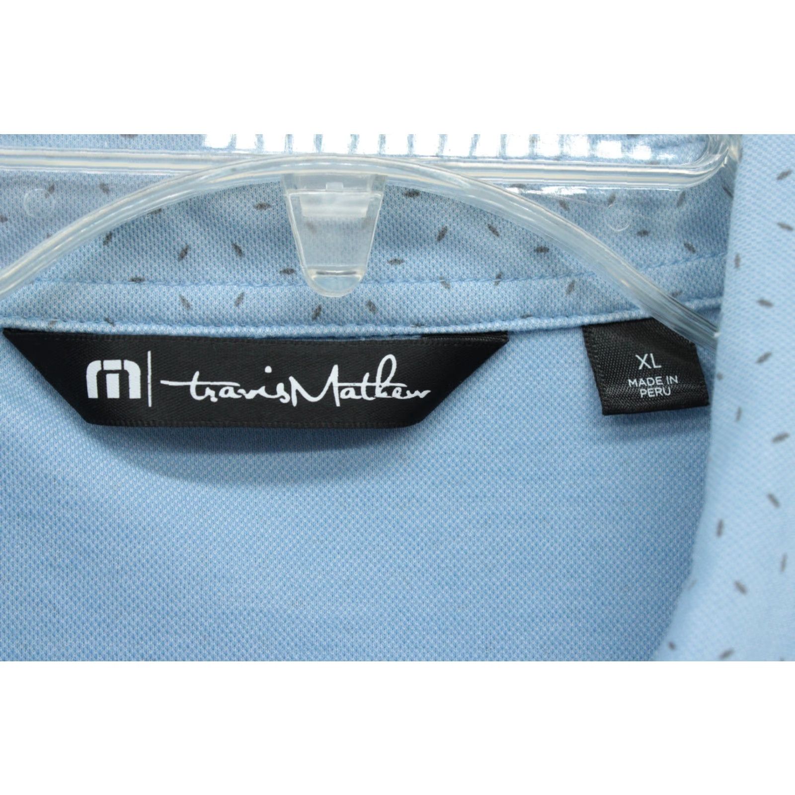 TravisMathew Travis Mathew Polo Shirt Men's Large Blue Golf Casual Short Sleeve Summer Size US L / EU 52-54 / 3 - 4 Thumbnail