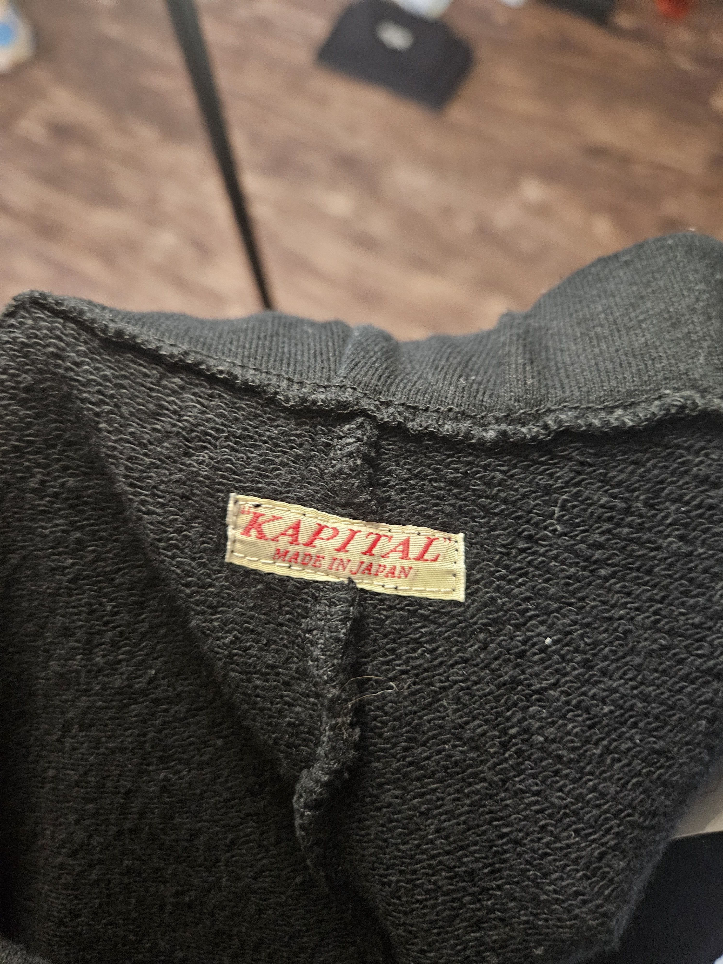 Kapital Smiley Print Black Sweatpants Size US 36 / EU 52 - 8 Thumbnail