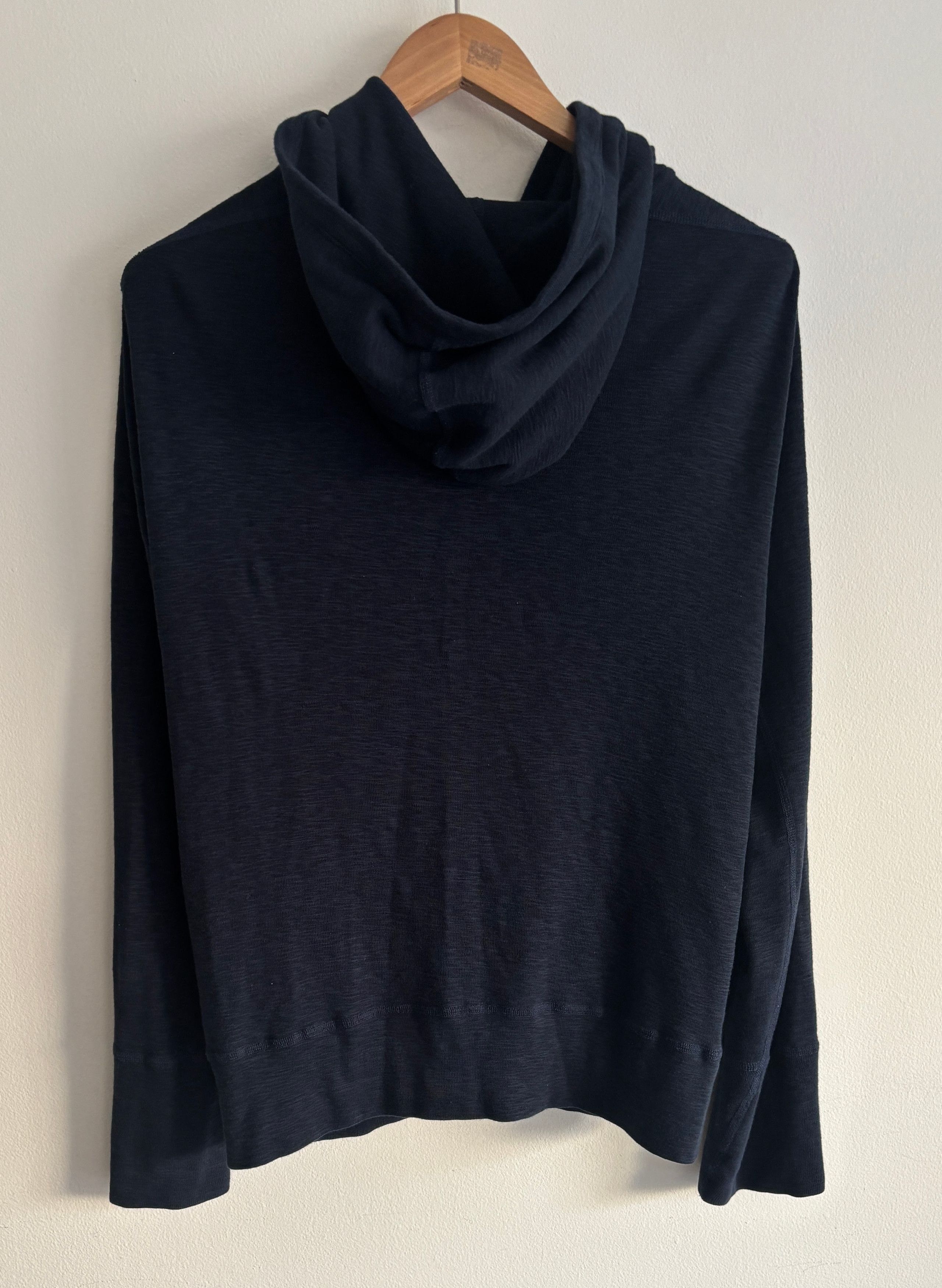 Japanese Brand Wings + Horns Navy Slub Cotton Hoodie - Medium Size US M / EU 48-50 / 2 - 7 Thumbnail