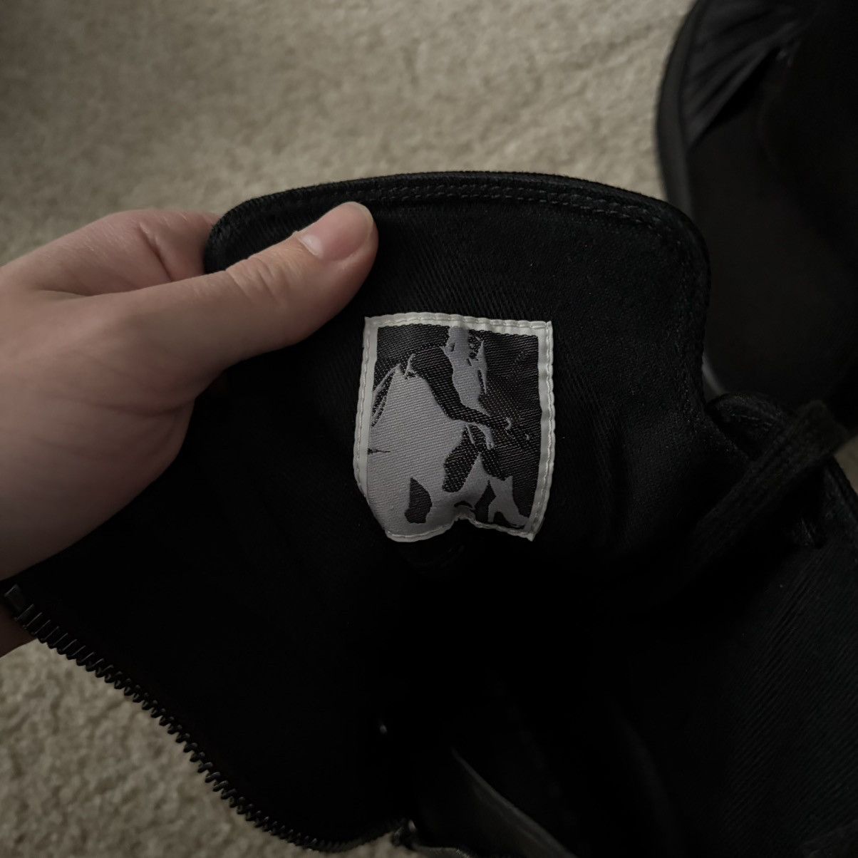 Rick Owens Drkshdw Rick Owens DRKSHDW Hustler Ramone Black Size US 10 / EU 43 - 7 Thumbnail