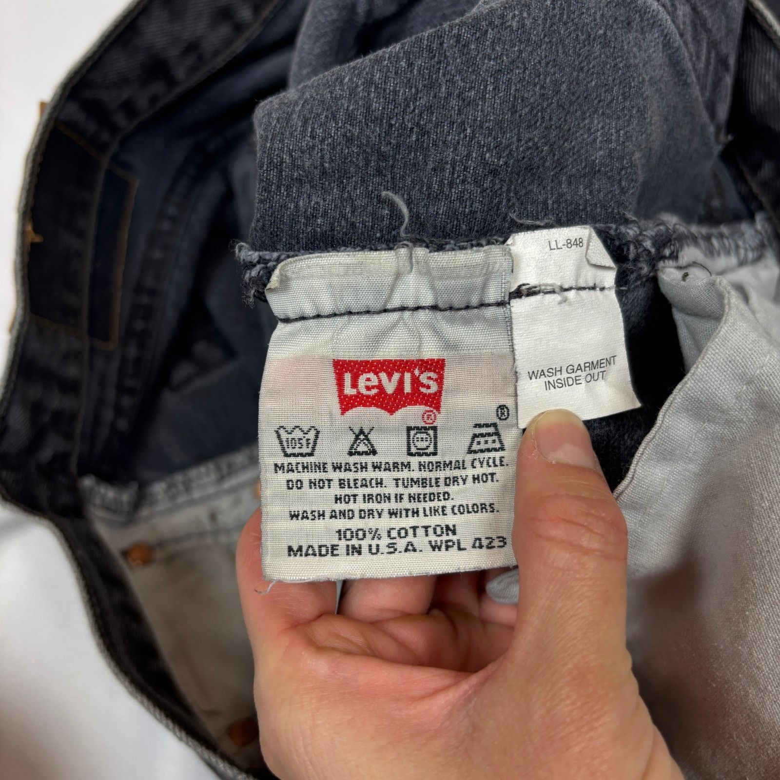 Levi's Vintage Levi's 501 Made in USA Straight Leg Jeans 35x29.5 Size US 35 - 8 Thumbnail