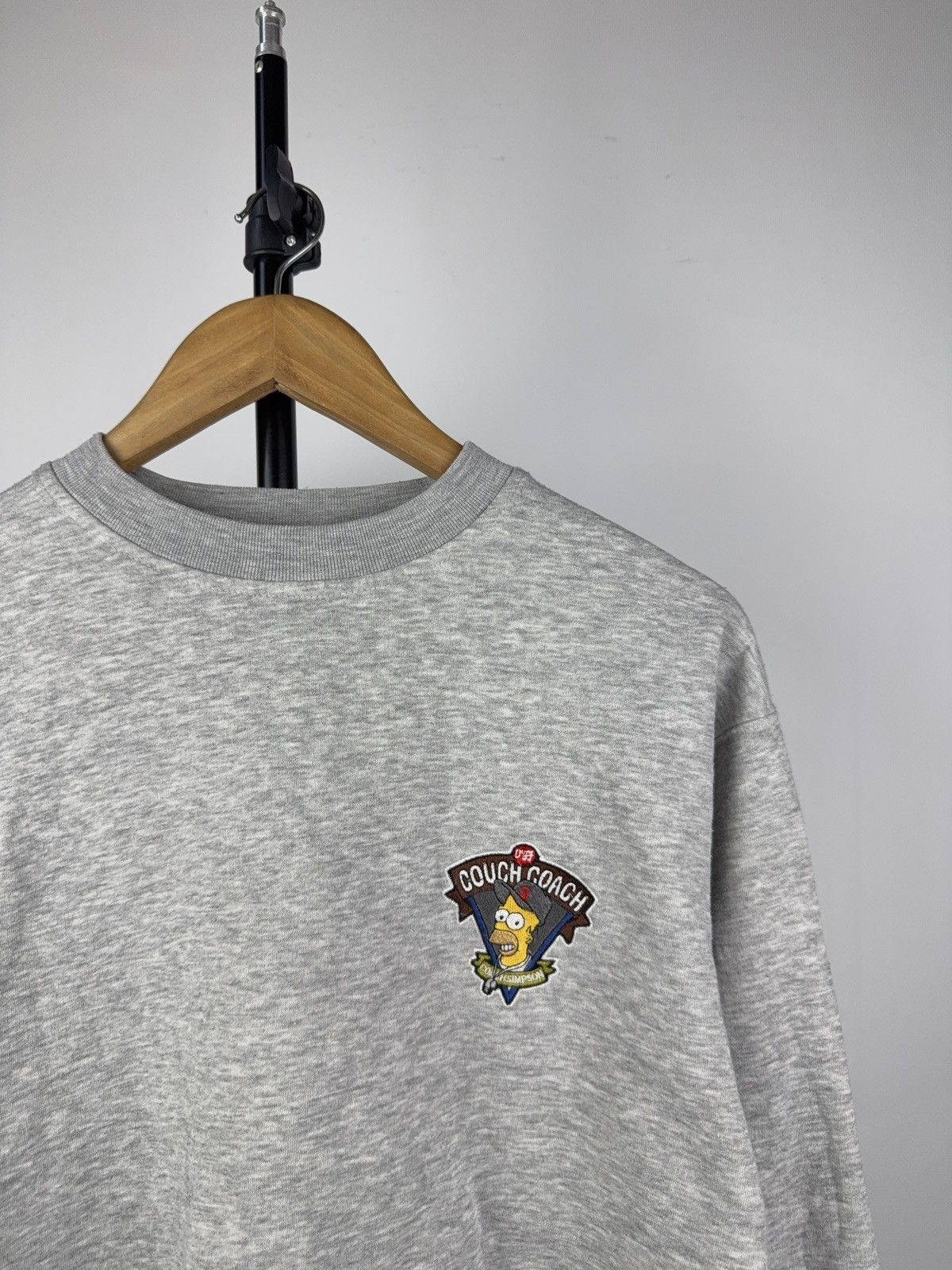 The Simpsons Vintage 1998 The Simpson COACH Logo Crop Sweatshirt Y2K Size ONE SIZE - 2 Thumbnail