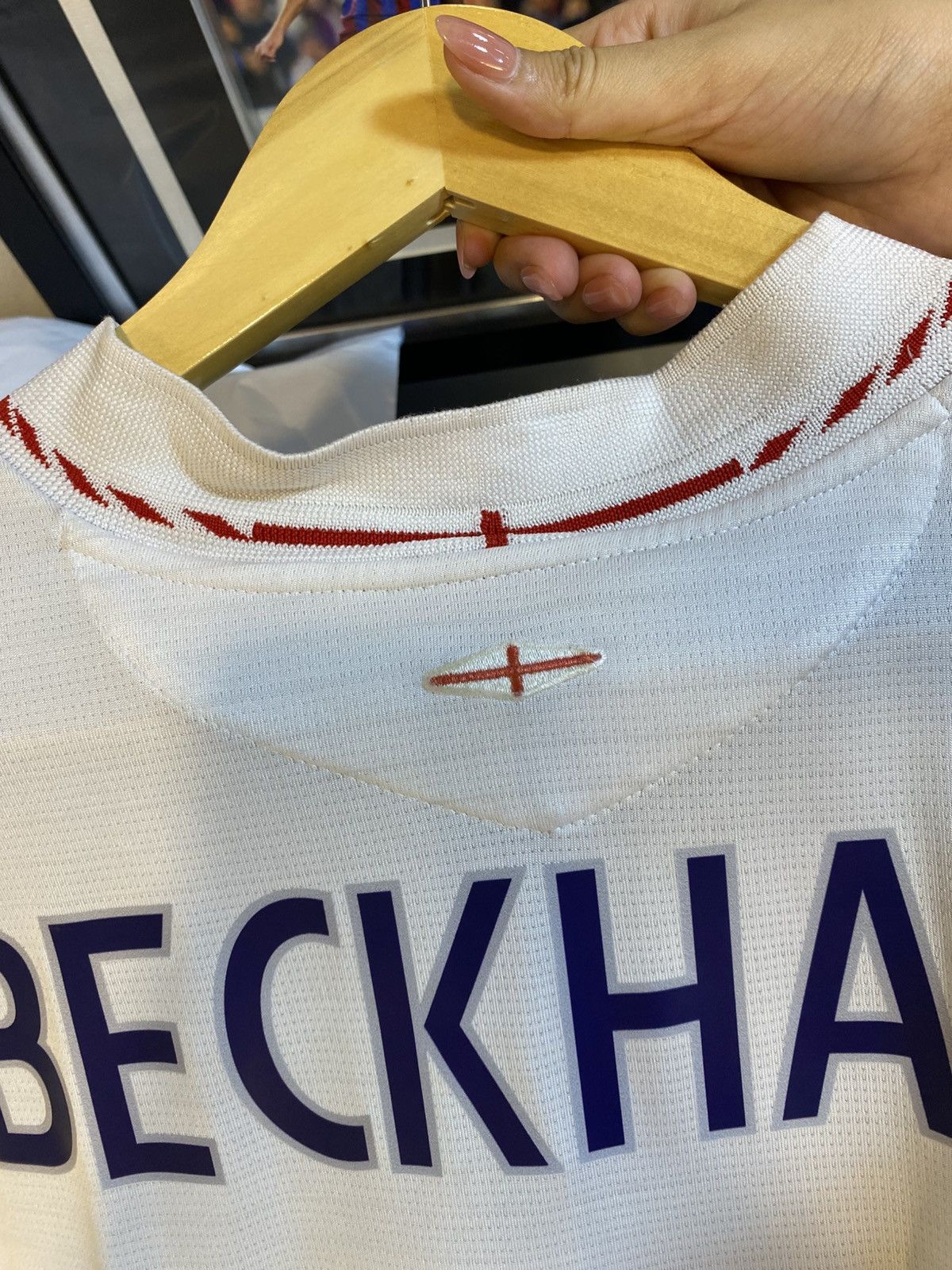 Umbro Vintage Y2K England Football Team Home Kit BECKHAM 7 Size US XXL / EU 58 / 5 - 8 Thumbnail