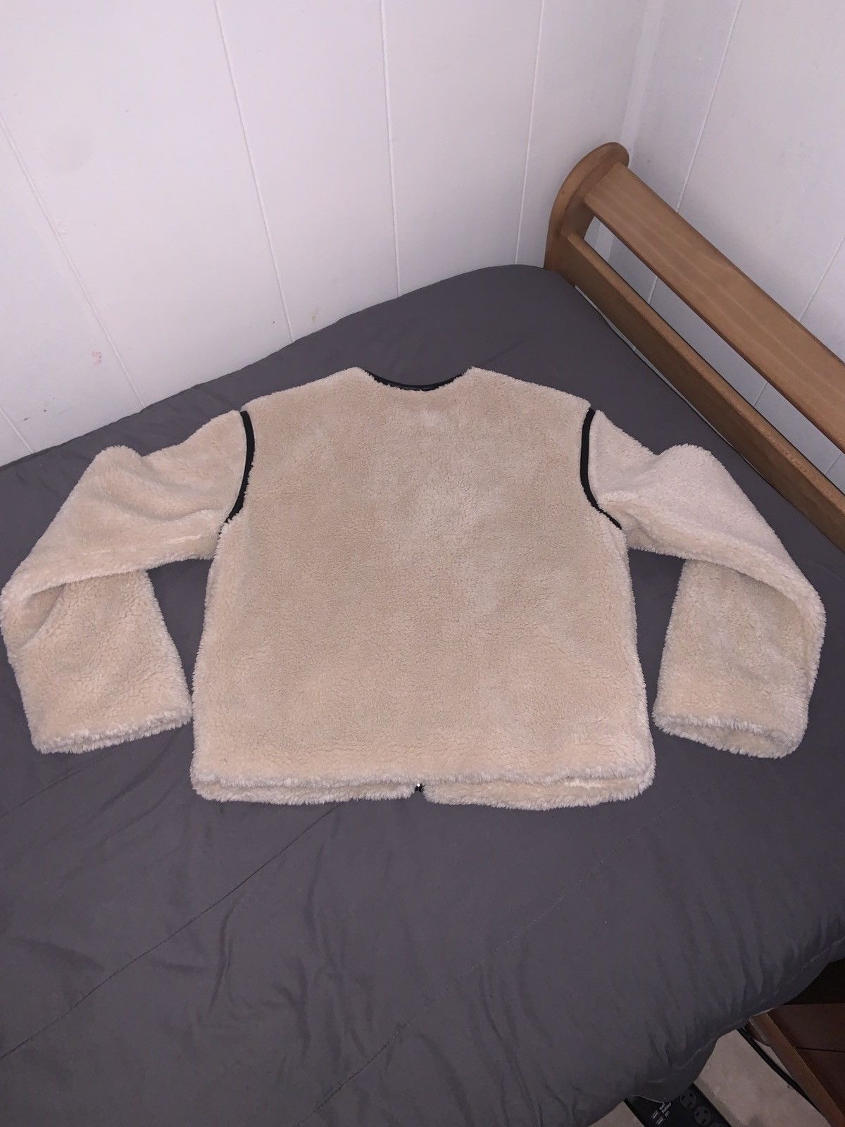 Gap Womens - Relaxed Sherpa Jacket - Size XS - Beige Size XS / US 0-2 / IT 36-38 - 3 Thumbnail