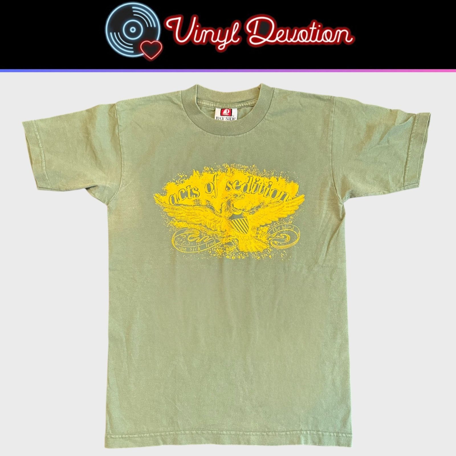 Band Tees Acts Of Sedition Band Sick Lead The Blind Green Shirt Size S Size US S / EU 44-46 / 1 - 1 Thumbnail