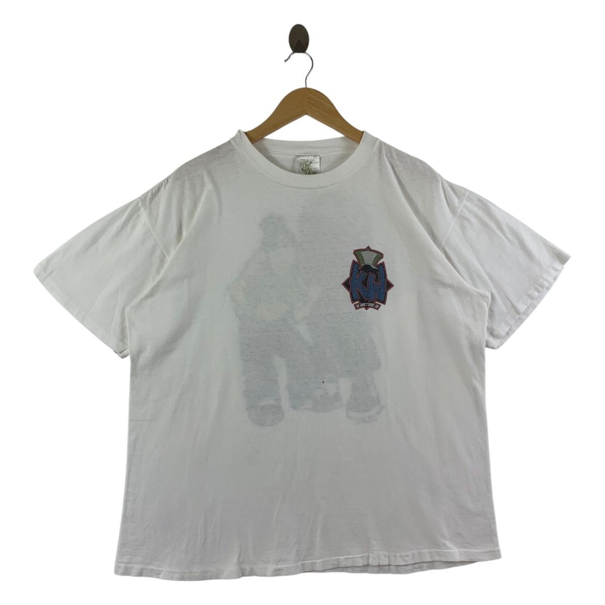 Vintage Vintage 90s KIK WEAR Big rap tees printed tee Size US XL / EU 56 / 4 - 2 Thumbnail