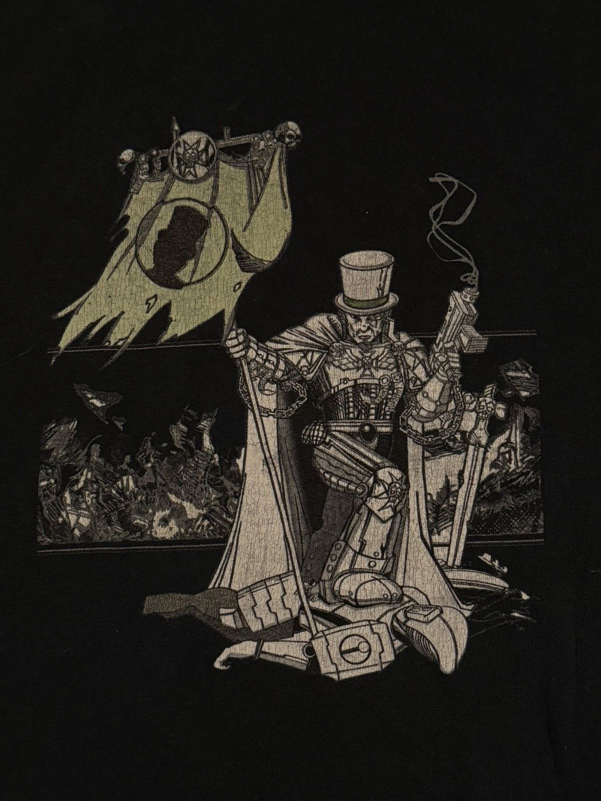 Vintage Y2K 08’ necronomicon GT warlock faded black tee Size US L / EU 52-54 / 3 - 2 Thumbnail