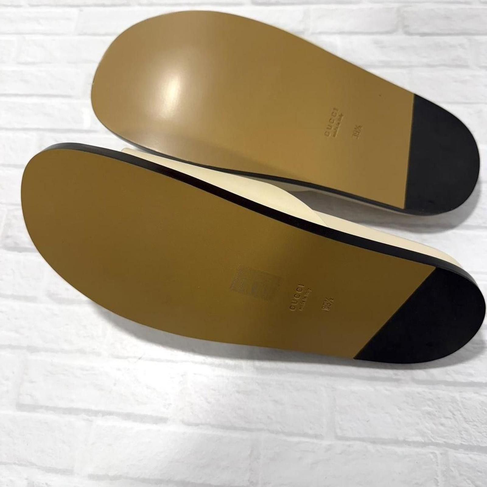 Gucci Gucci Gold Marina Chain Leather Slides Size US 9.5 / IT 39.5 - 4 Thumbnail