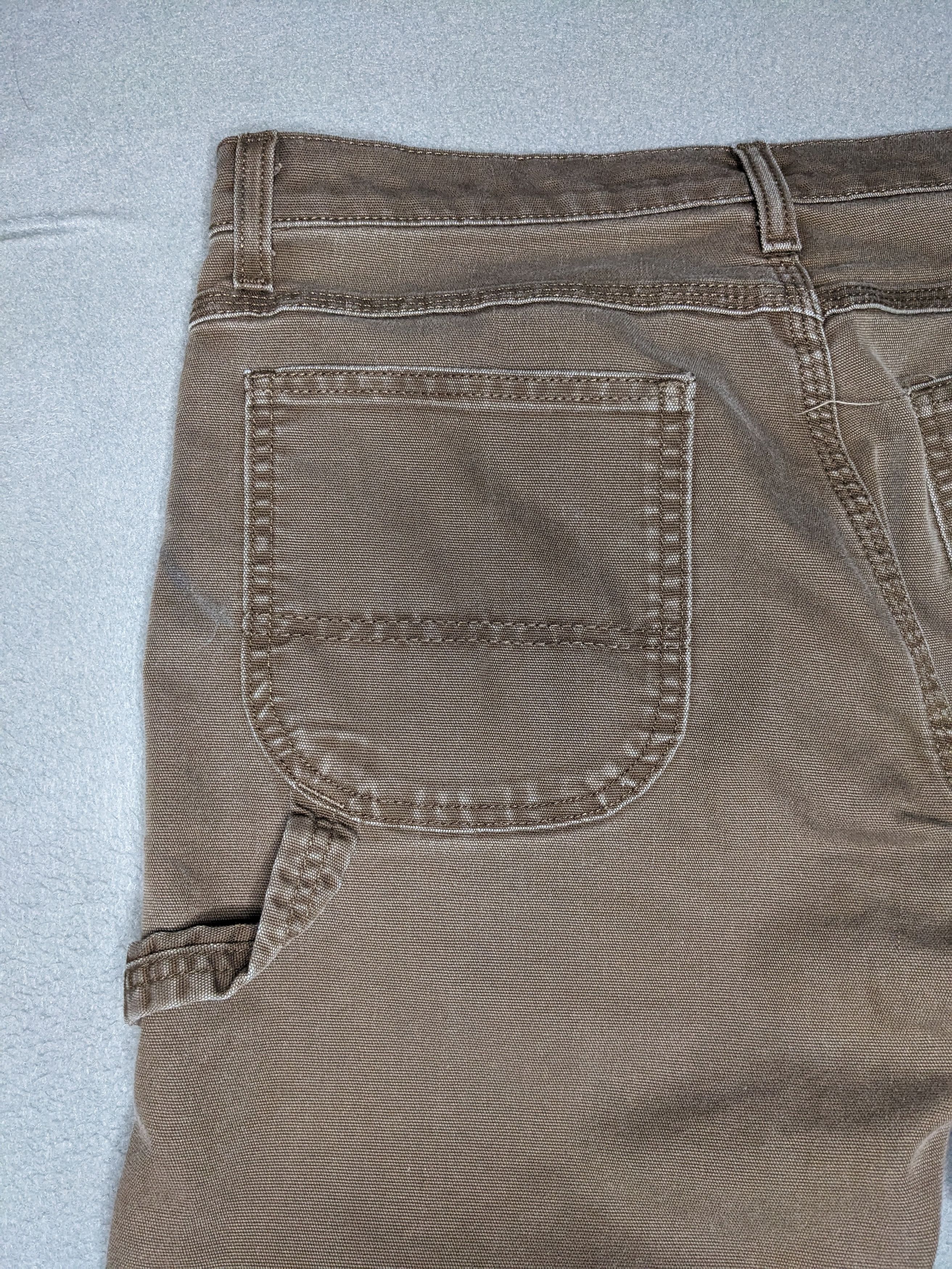 Dickies Dickies Carpenter Pants 32x31 Canvas Brown Distressed Faded Size US 32 / EU 48 - 7 Thumbnail