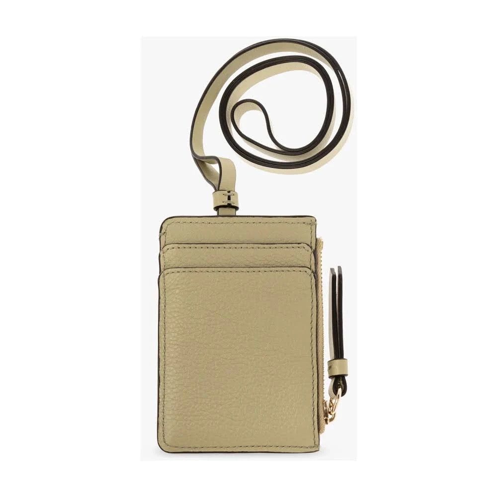 Chloe o1loc1c1024 Alphabet Card Holder On strap in Green Size ONE SIZE - 5 Thumbnail