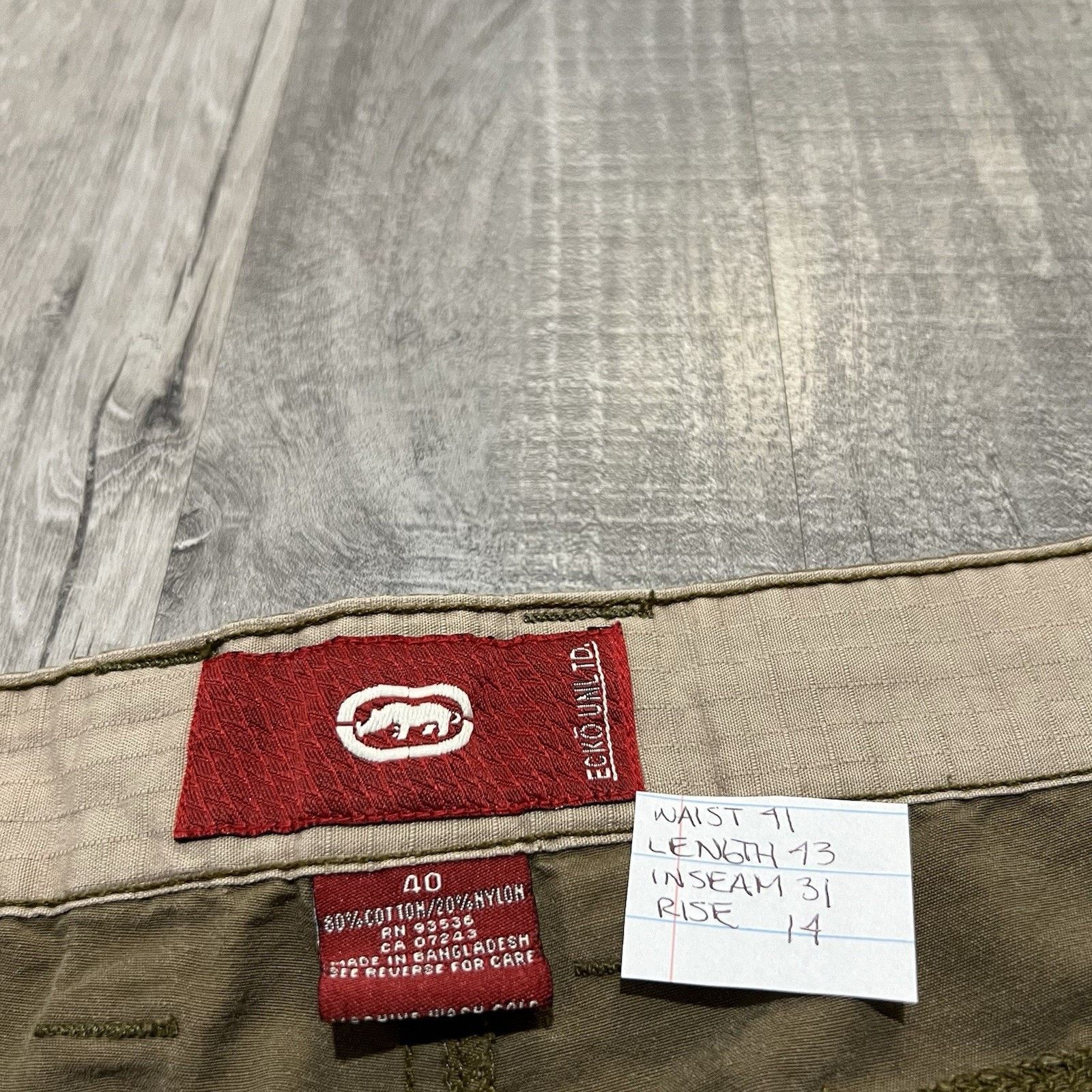 Ecko Unltd. Echo Unltd Baggy Paratrooper Cargo Pants Brown Baggy 40 Size US 40 / EU 56 - 5 Thumbnail