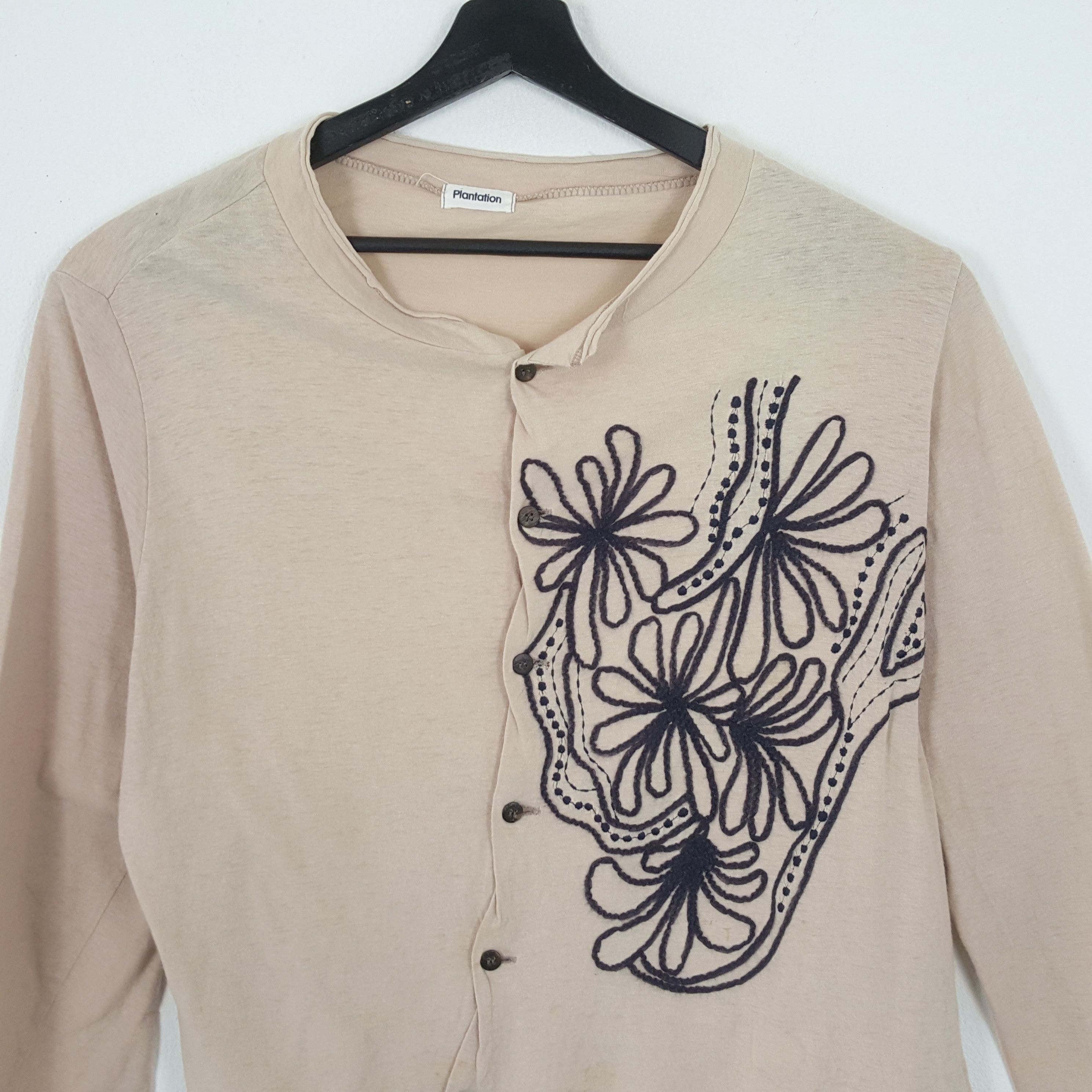 Designer × Japanese Brand × Vintage PLANTATION Japanese Designer Brand Issey Miyake Tshirt Size L / US 10 / IT 46 - 2 Thumbnail