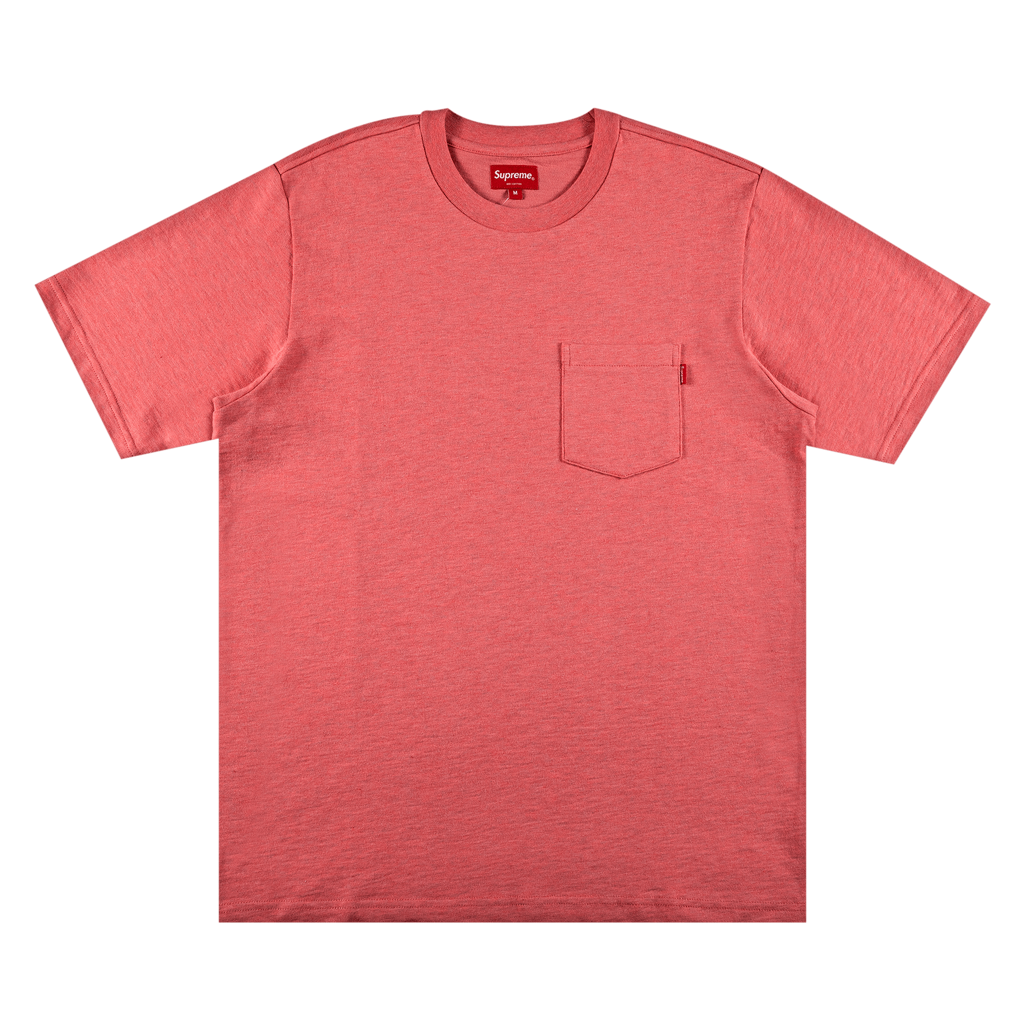Streetwear × Supreme × Vintage Supreme L/S Pocket Tee Pink