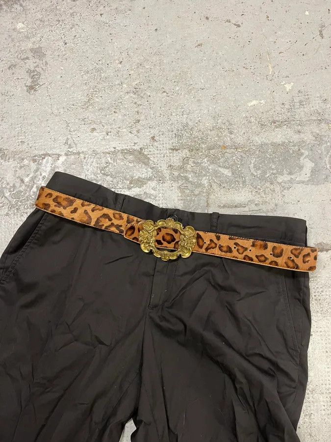 Dolce & Gabbana FW2006 Dolce & Gabbana Leopard Print Fur Leather Belt Size ONE SIZE - 1 Thumbnail