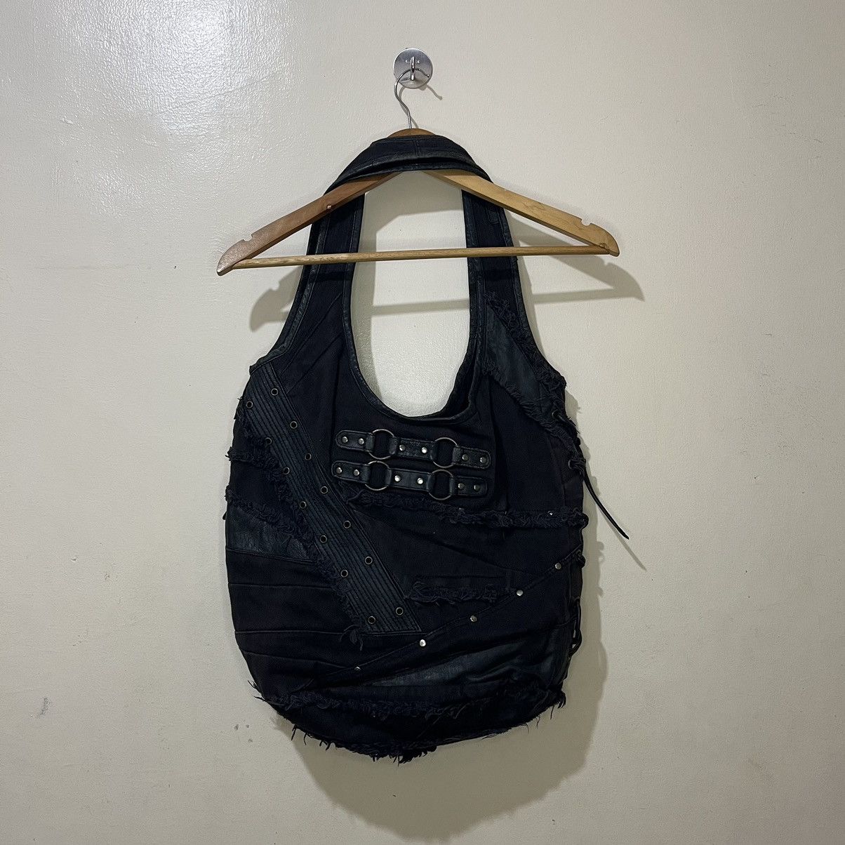 KMRii Archive KMRii Leather Cotton Reversible Tote Bag Size ONE SIZE - 7 Thumbnail