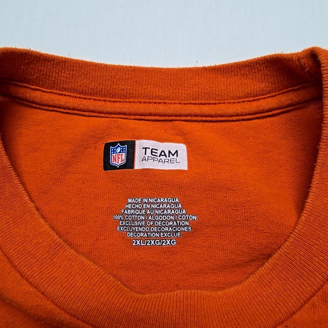 NFL Denver Broncos NFL Orange Embroidered 2XL Football Shirt Size US XXL / EU 58 / 5 - 5 Thumbnail