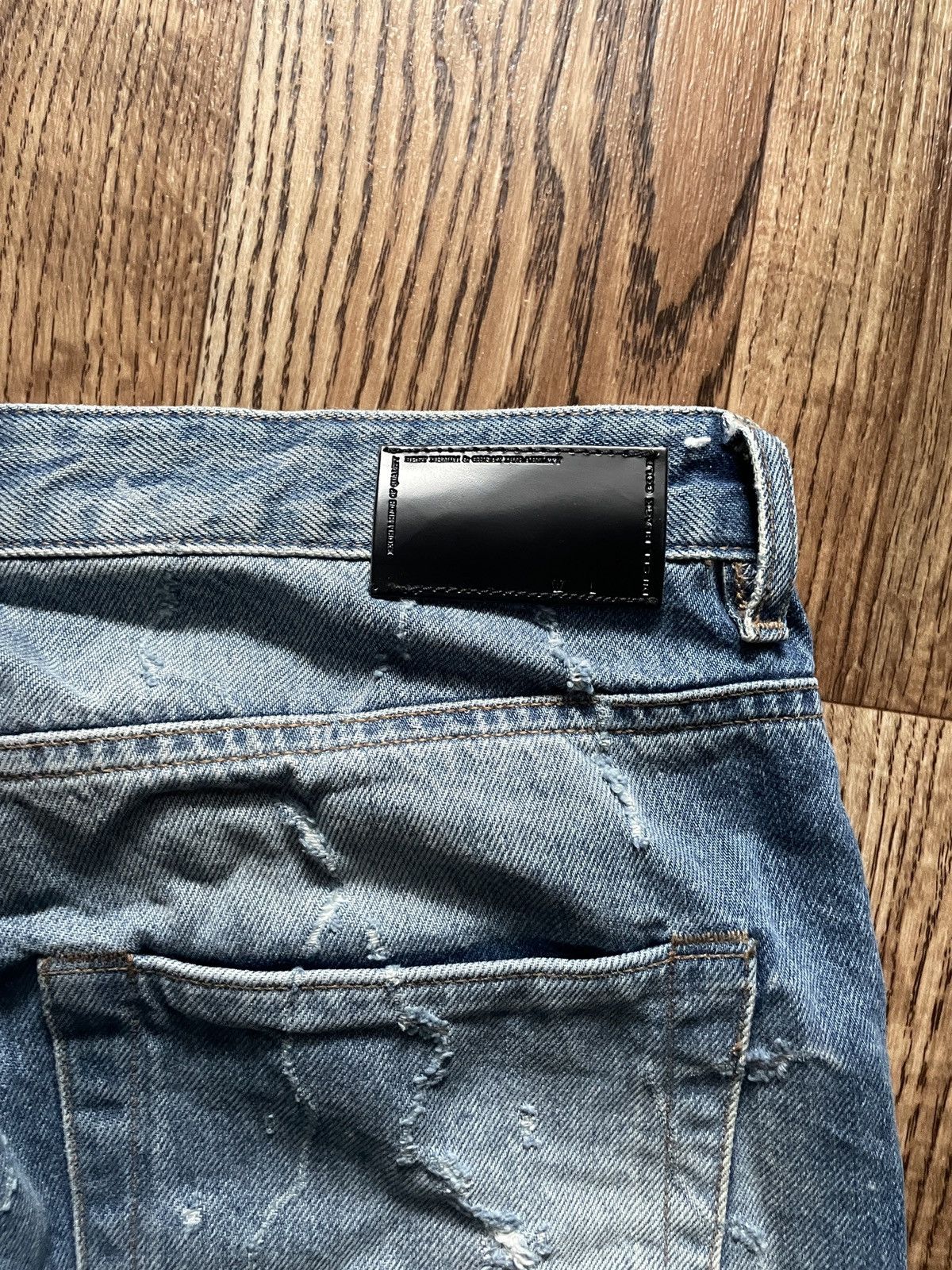 Diesel Diesel Black Gold Distressed Flared Denim Jeans Size US 28 / EU 44 - 9 Thumbnail