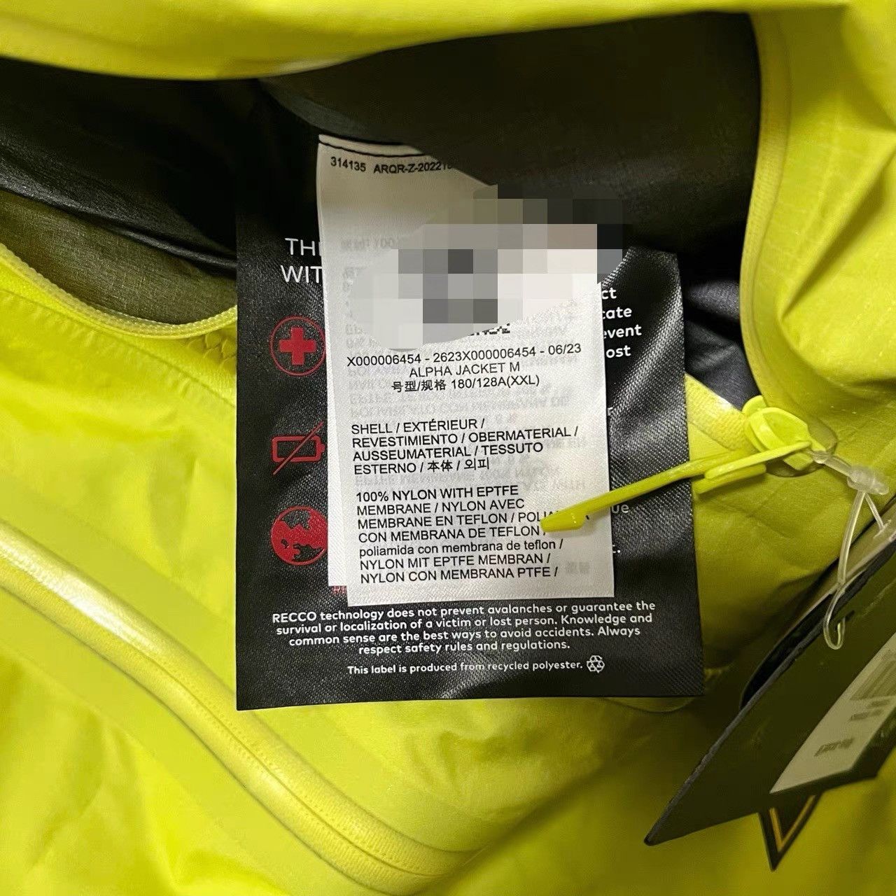 Arc'teryx Arc'teryx Alpha Jacket Future Shell Hard Shell Jacket K28 Size US XXL / EU 58 / 5 - 5 Thumbnail