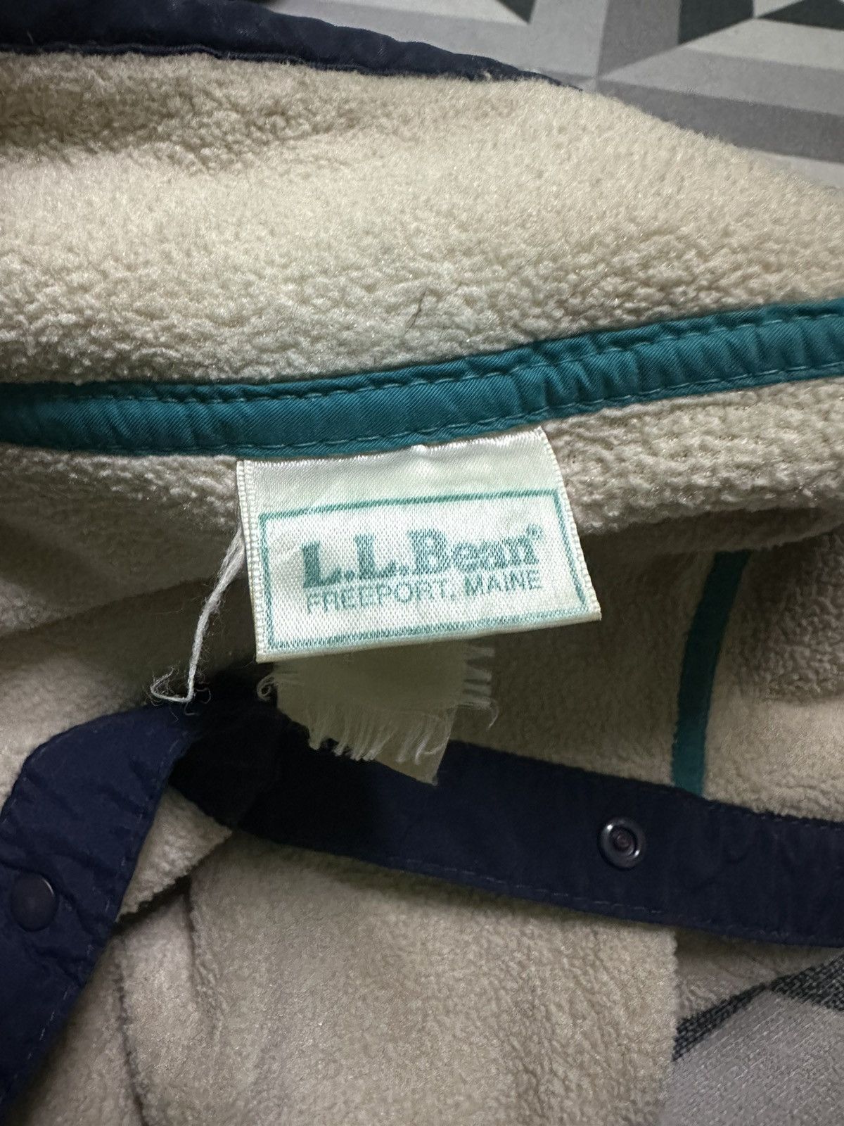 L.L. Bean LL bean button up fleece sweatshirt Size US L / EU 52-54 / 3 - 8 Thumbnail