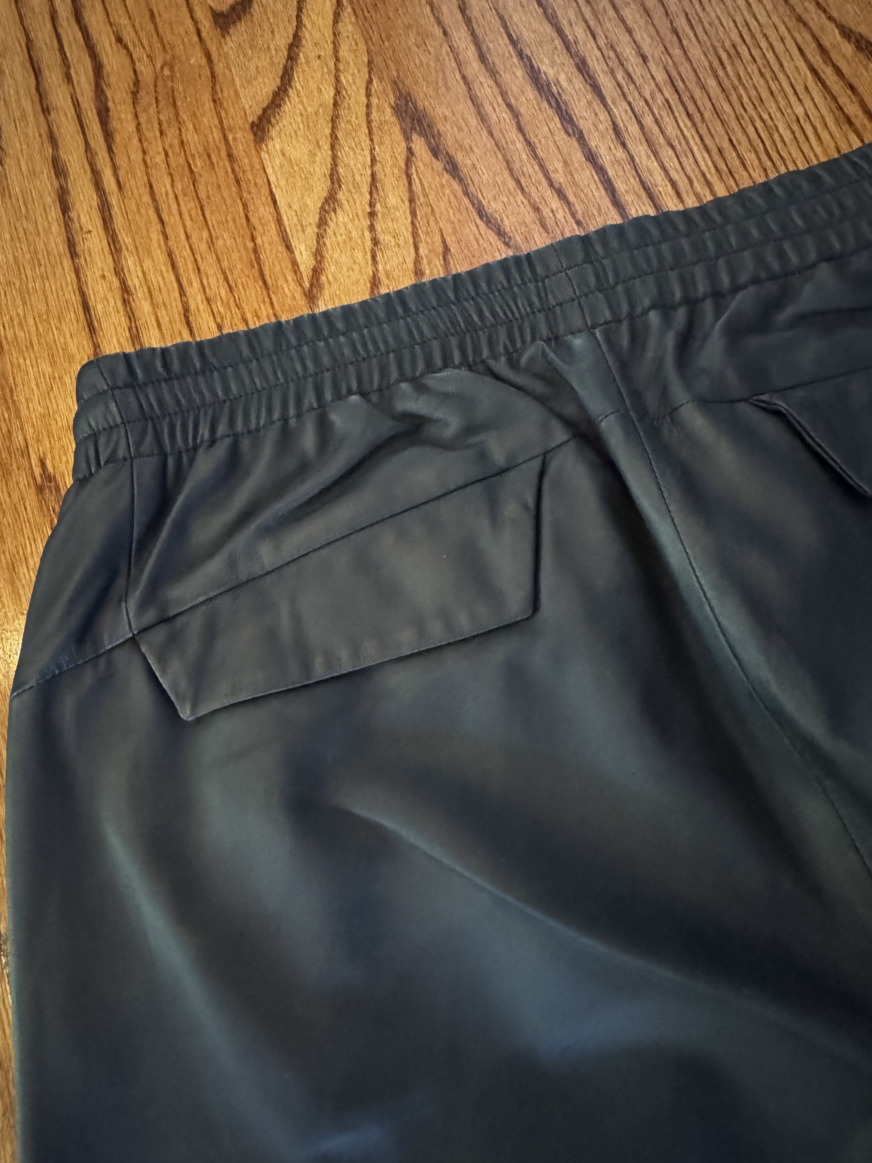 Tim Coppens Tim Coppens Lambskin Leather Jogger Track Pants Size M Size US 32 / EU 48 - 3 Thumbnail