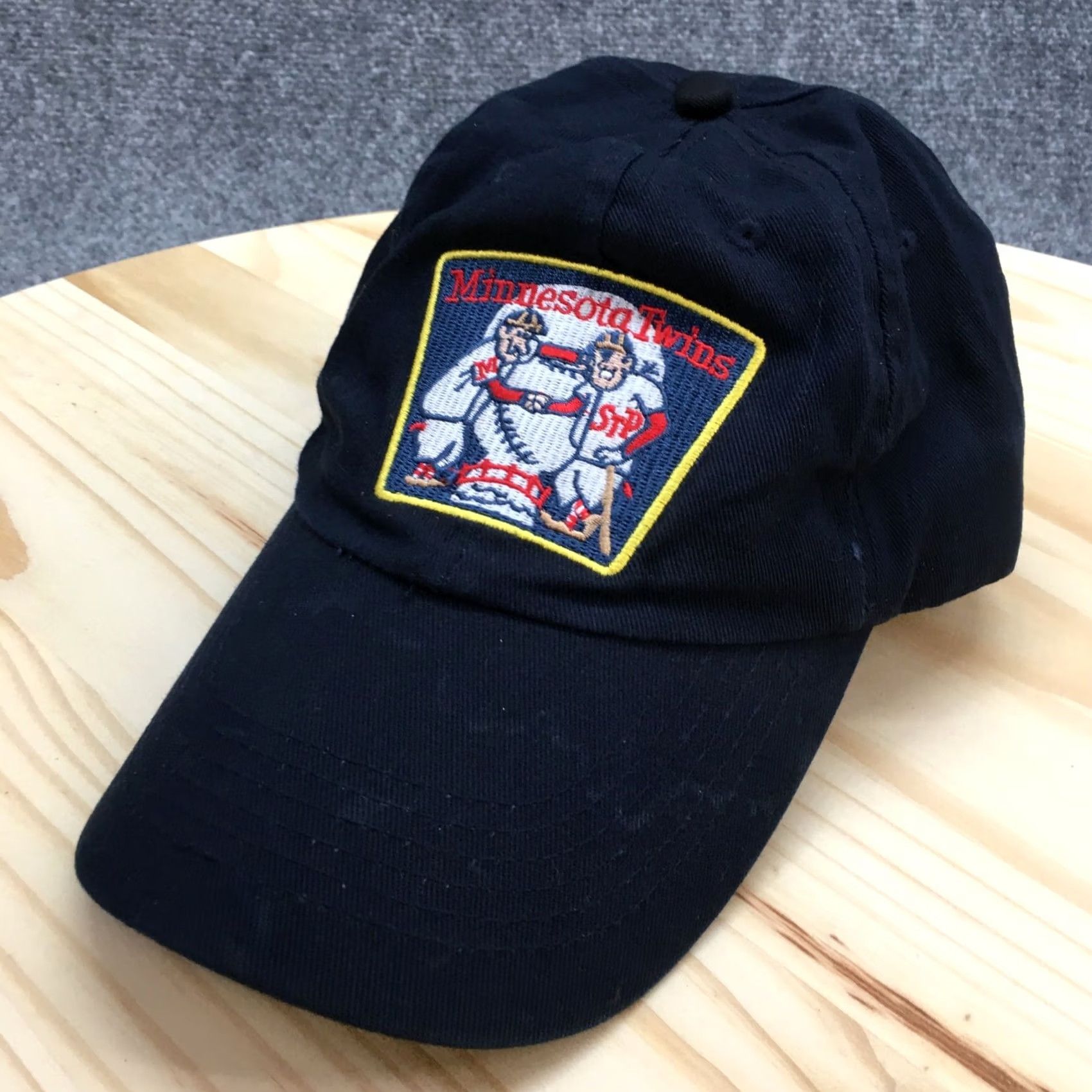 Twins Minnesota Twins Baseball Cap Hat Mens OS Blue Cotton Adjustable Embroidered Size ONE SIZE - 2 Thumbnail