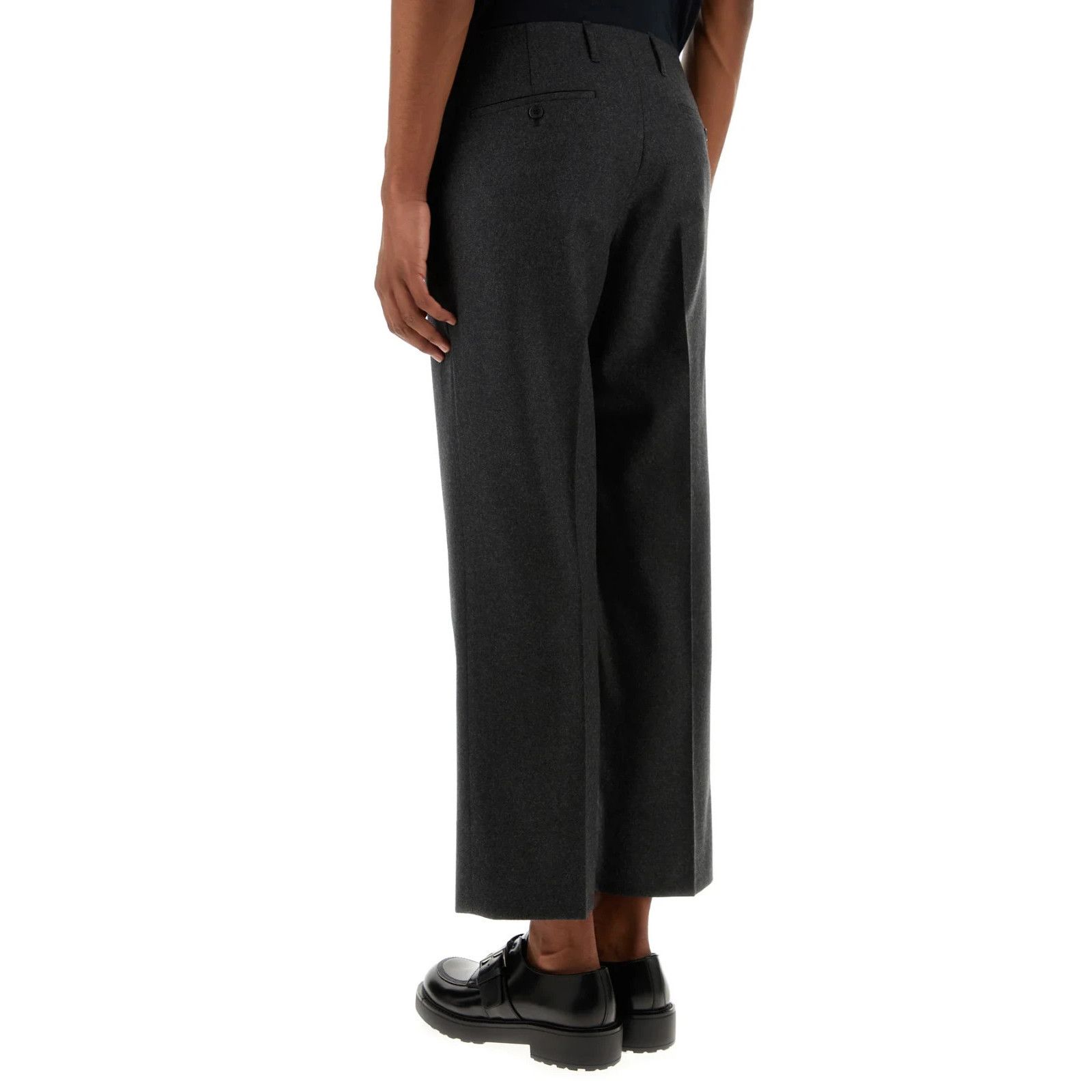 Prada PRADA Gray Wool Pants New & Authentic (Men's size:US 32 / EU Size US 32 / EU 48 - 4 Thumbnail