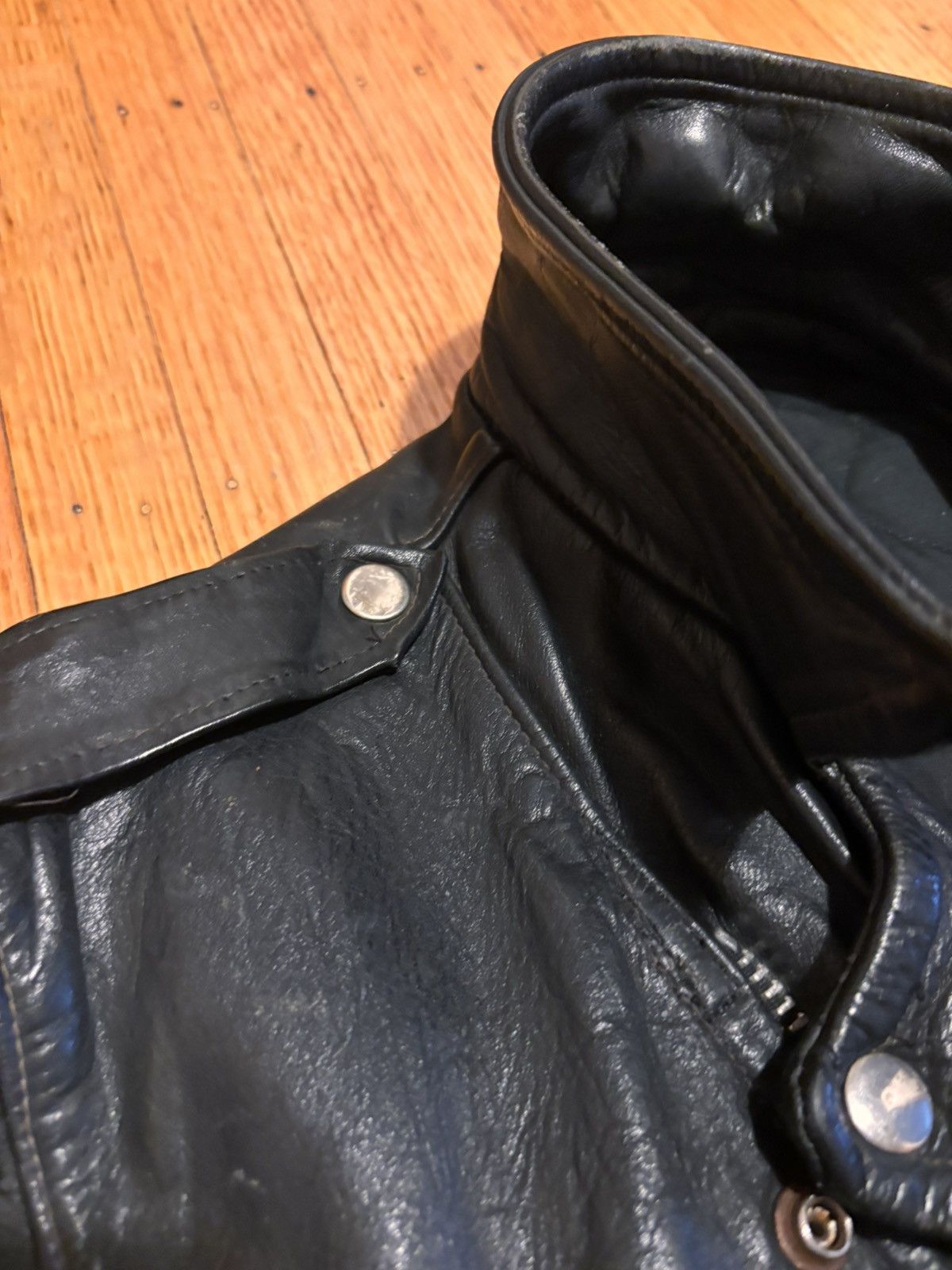 Other Vintage Mid-Late 60s Leather motorcycle Jacket Size US S / EU 44-46 / 1 - 13 Thumbnail