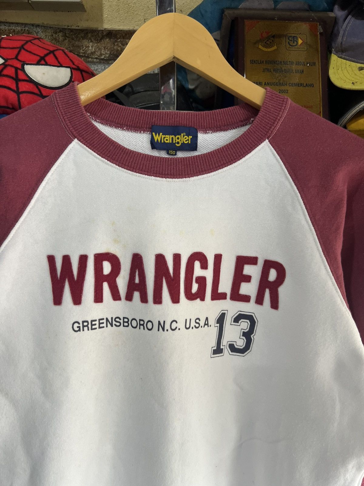 Wrangler 🔥Vintage Wrangler Greensboro 13 Crewneck Sweatshirt Size US S / EU 44-46 / 1 - 4 Thumbnail