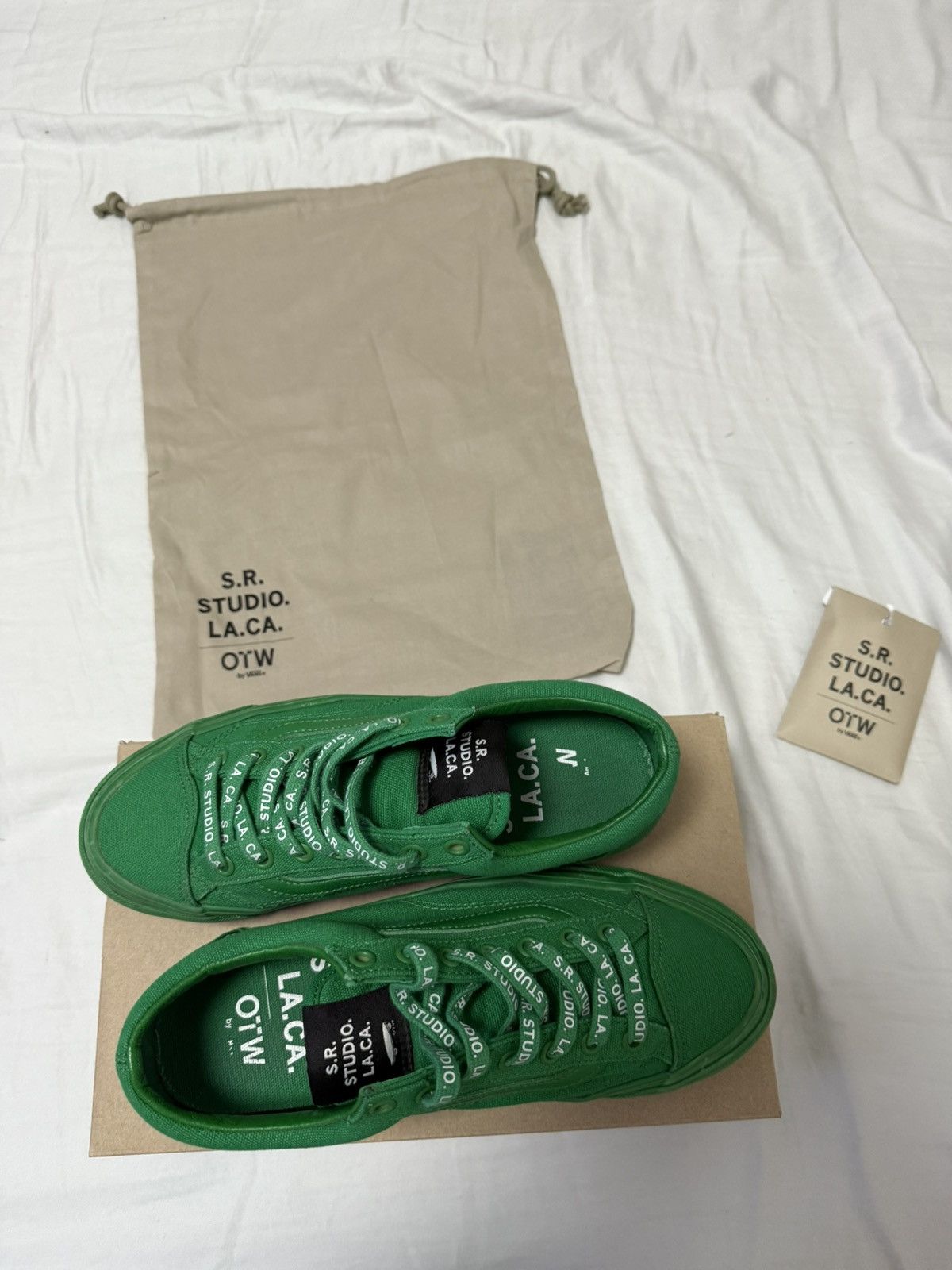 Sterling Ruby × Vans Sterling Ruby x Vans Old Skool Green Rare Limited Size US 7.5 / EU 40-41 - 2 Thumbnail