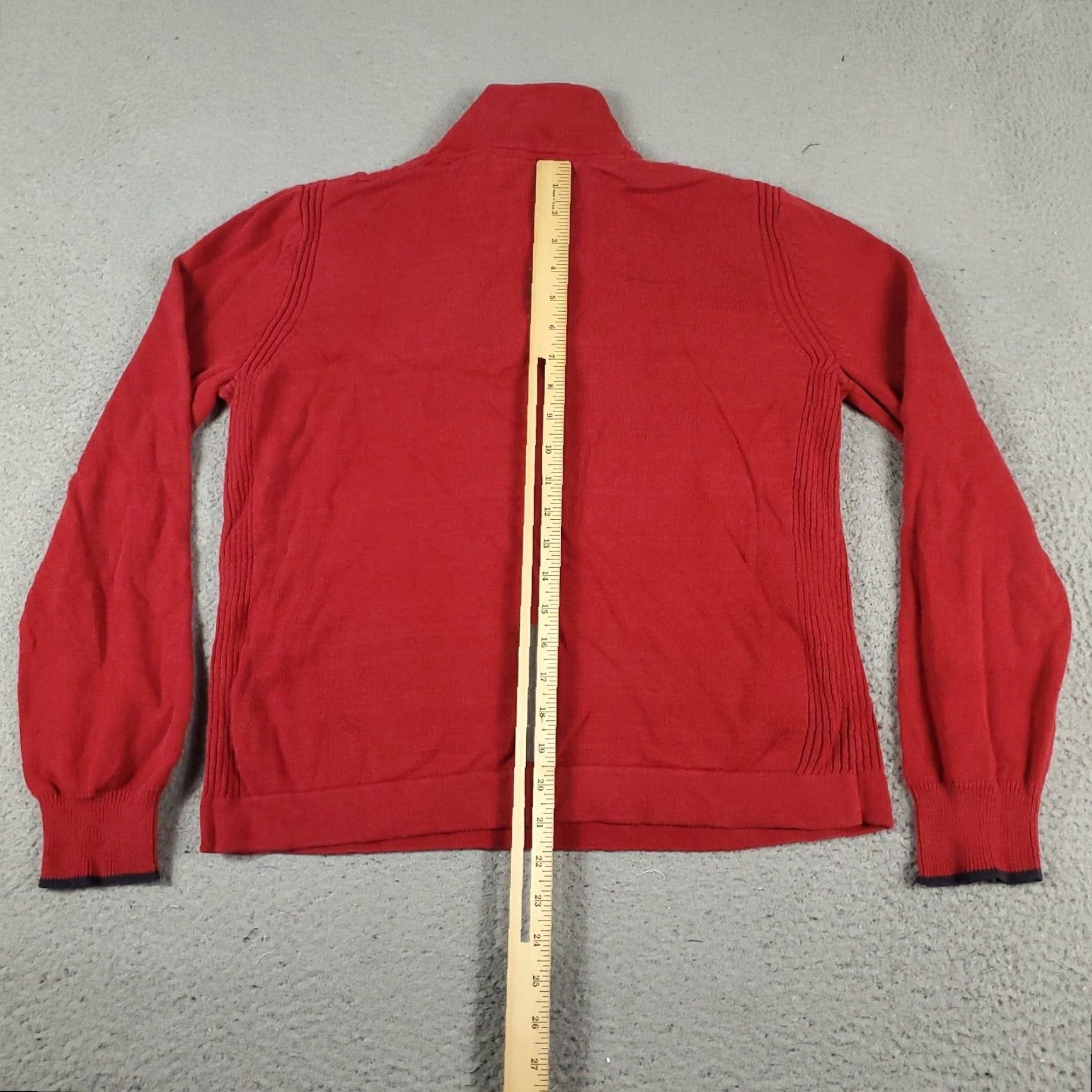 Nautica Nautica Mens Red Casual Sweater XS Extra Small 1/4 Zip Pullover Size US XS / EU 42 / 0 - 5 Thumbnail