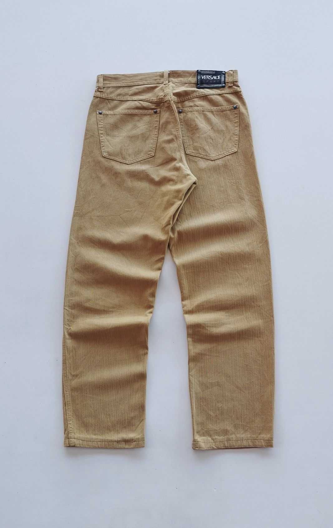 Versace Versace Sport 5 Pockets Brown Tapered Jeans Size US 33 - 6 Thumbnail