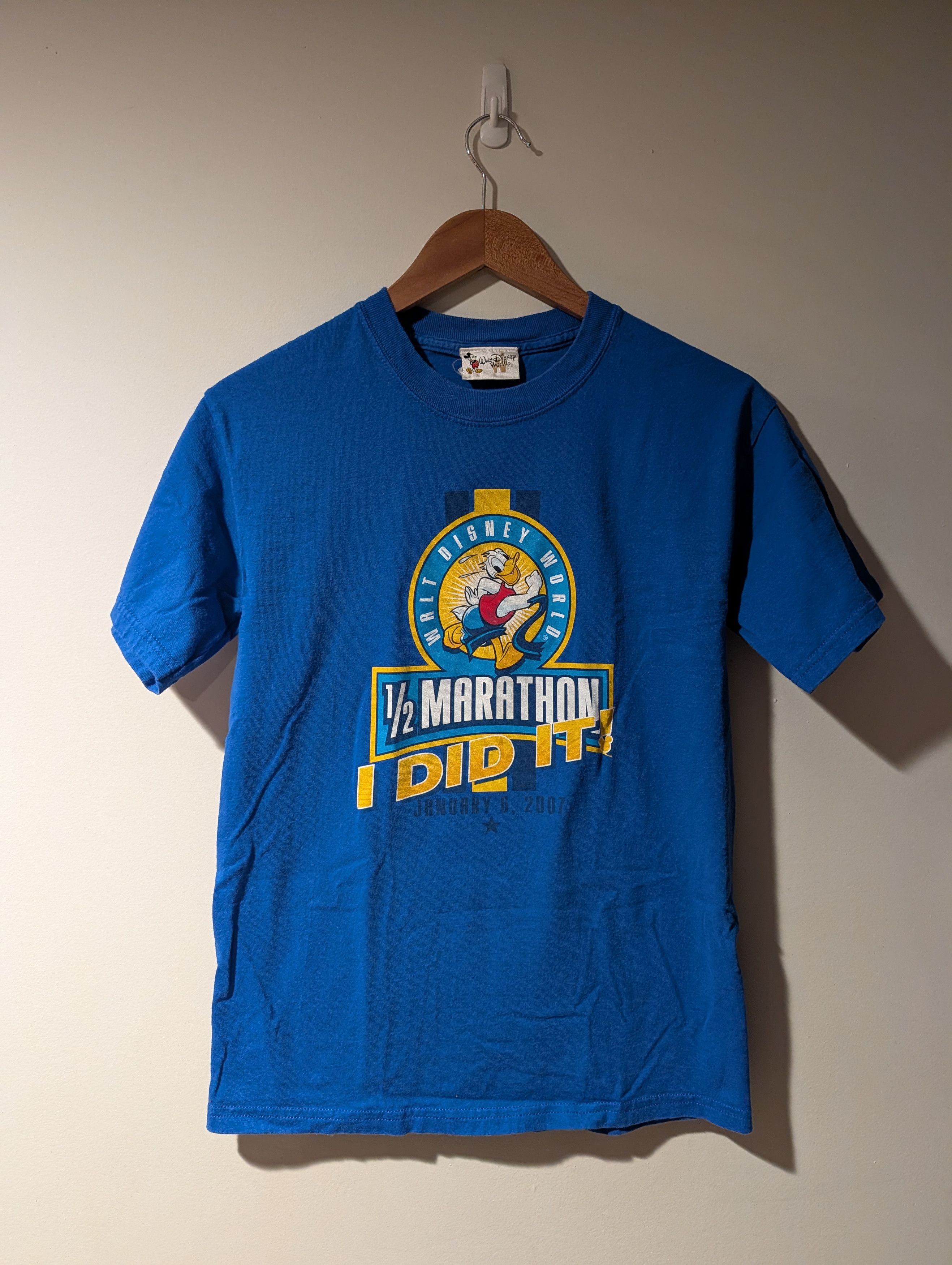 Disney Vintage 2007 Disney Donald Duck 1/2 Marathon I Did T-Shirt Size US S / EU 44-46 / 1 - 1 Thumbnail