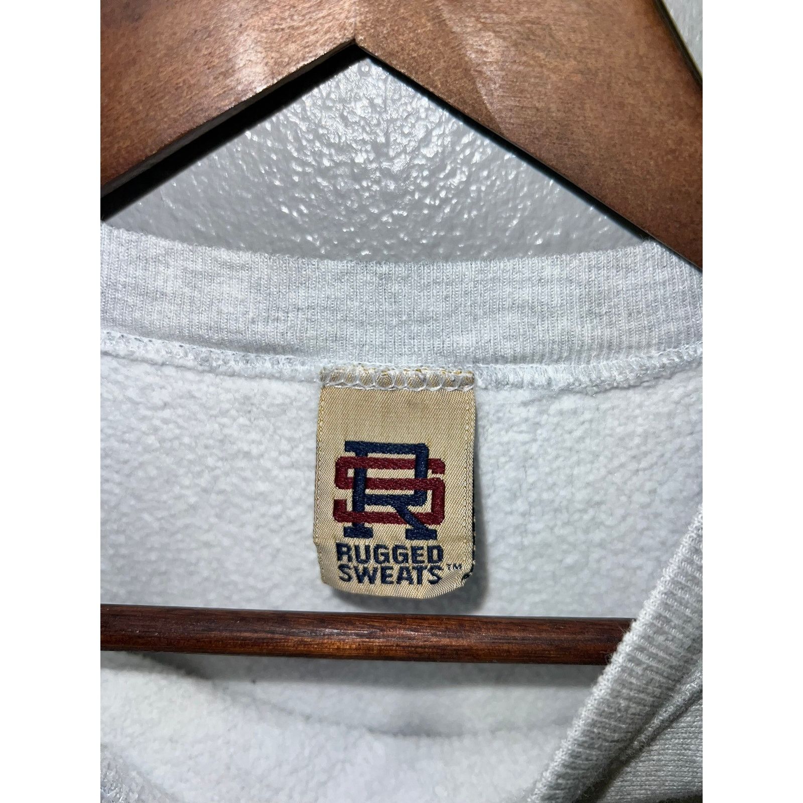 Vintage Vintage Police Gray Sweatshirt Weave Sweats Crewneck 90s L Size US L / EU 52-54 / 3 - 6 Thumbnail