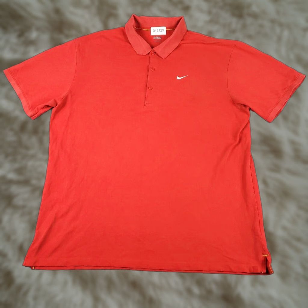 Nike Nike Polo Shirt Mens 2XL Red Nike Golf Polo Shirt Men's 2XL Red Short Sleeve Casual Polo Shirt Size US XXL / EU 58 / 5 - 1 Thumbnail