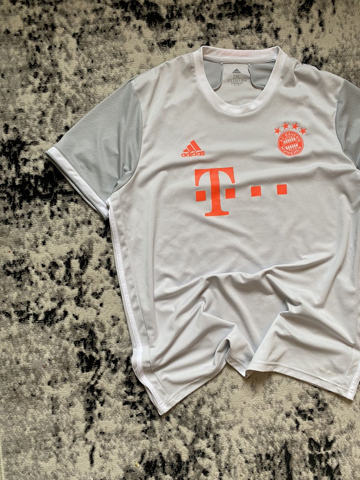 Adidas × Vintage Adidas Bayern Munich Jersey 2020 Away Authentic T-Shirt Size US XL / EU 56 / 4 - 3 Thumbnail