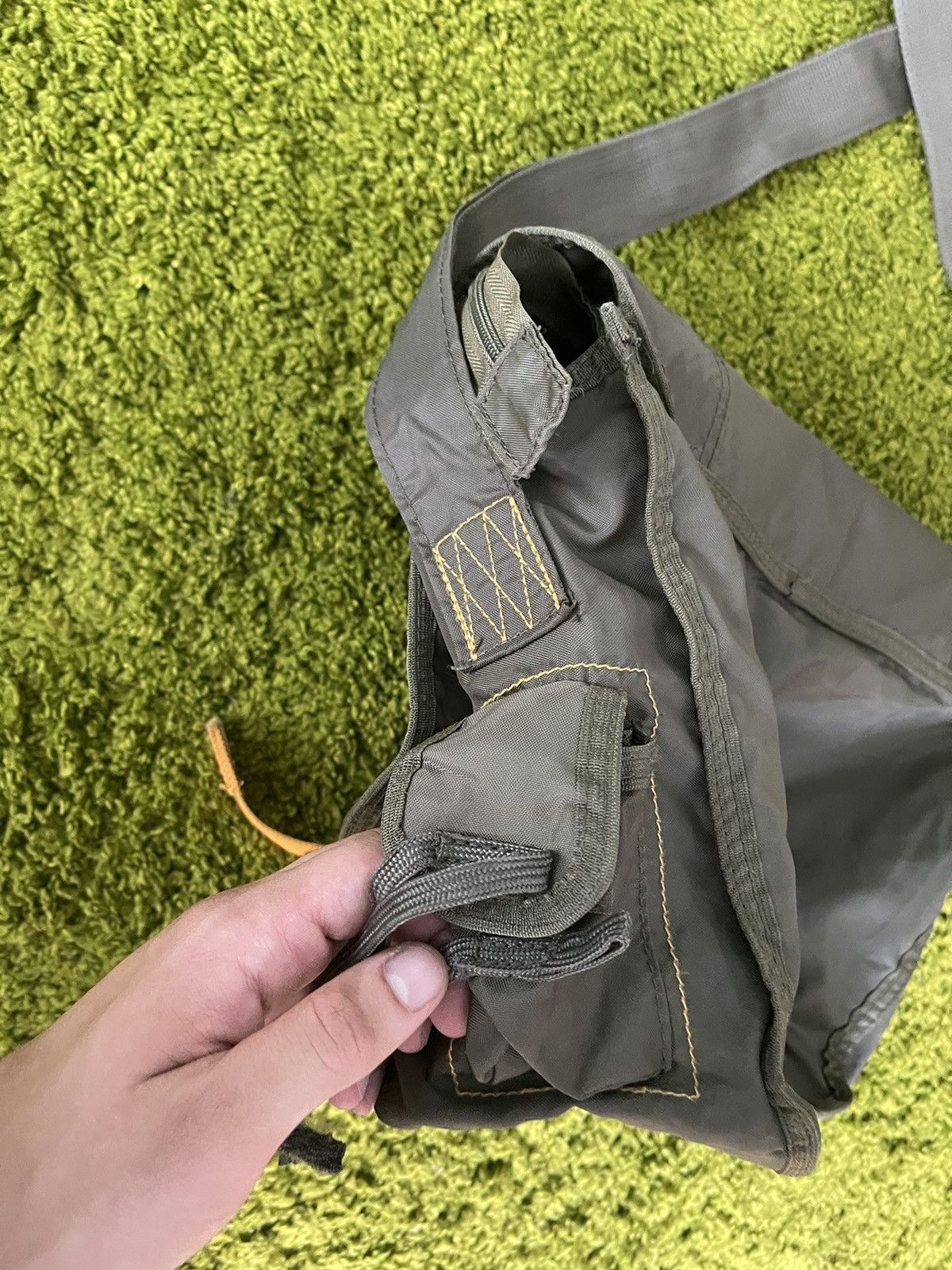 Fostex Garments × Vintage Fostex industrial military army style messed bag Y2K Size ONE SIZE - 6 Thumbnail