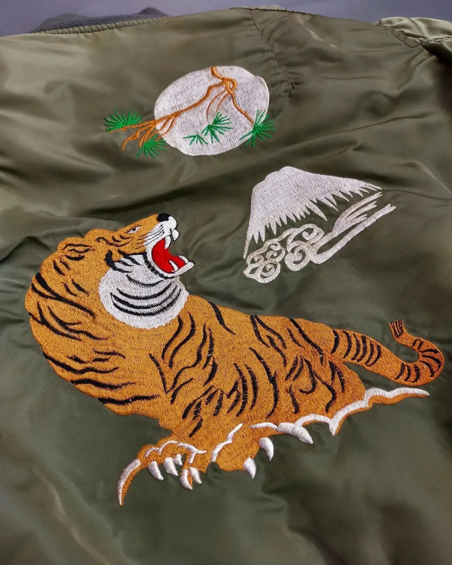 Alpha Industries × Vintage 💥Alpha Industries MA-1 Japan Tiger Bomber Jacket💥 Size US M / EU 48-50 / 2 - 3 Thumbnail