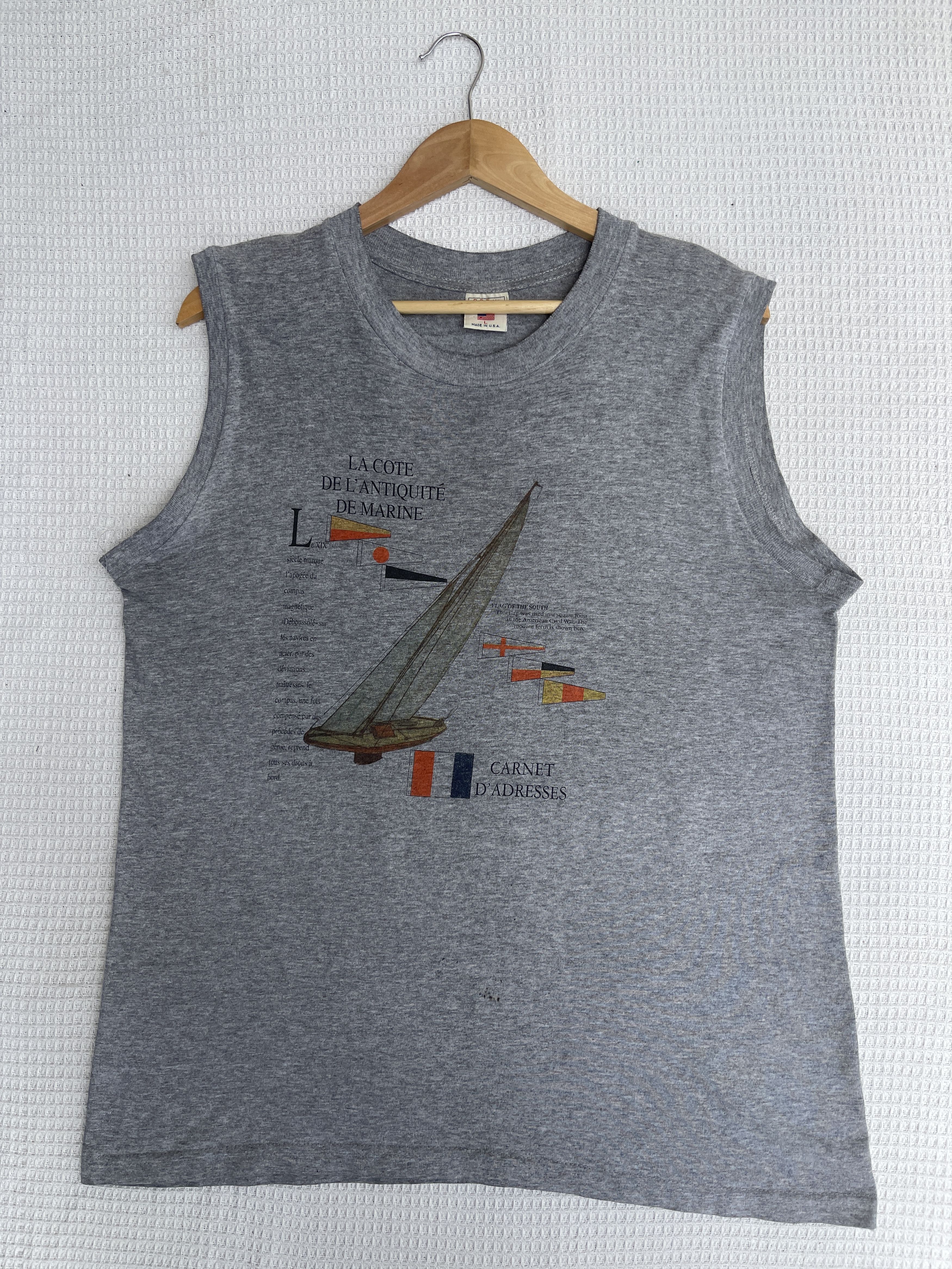 Vintage Last Drop🔥Rare🔥Vintage Made in USA Tank Top Size US L / EU 52-54 / 3 - 7 Thumbnail