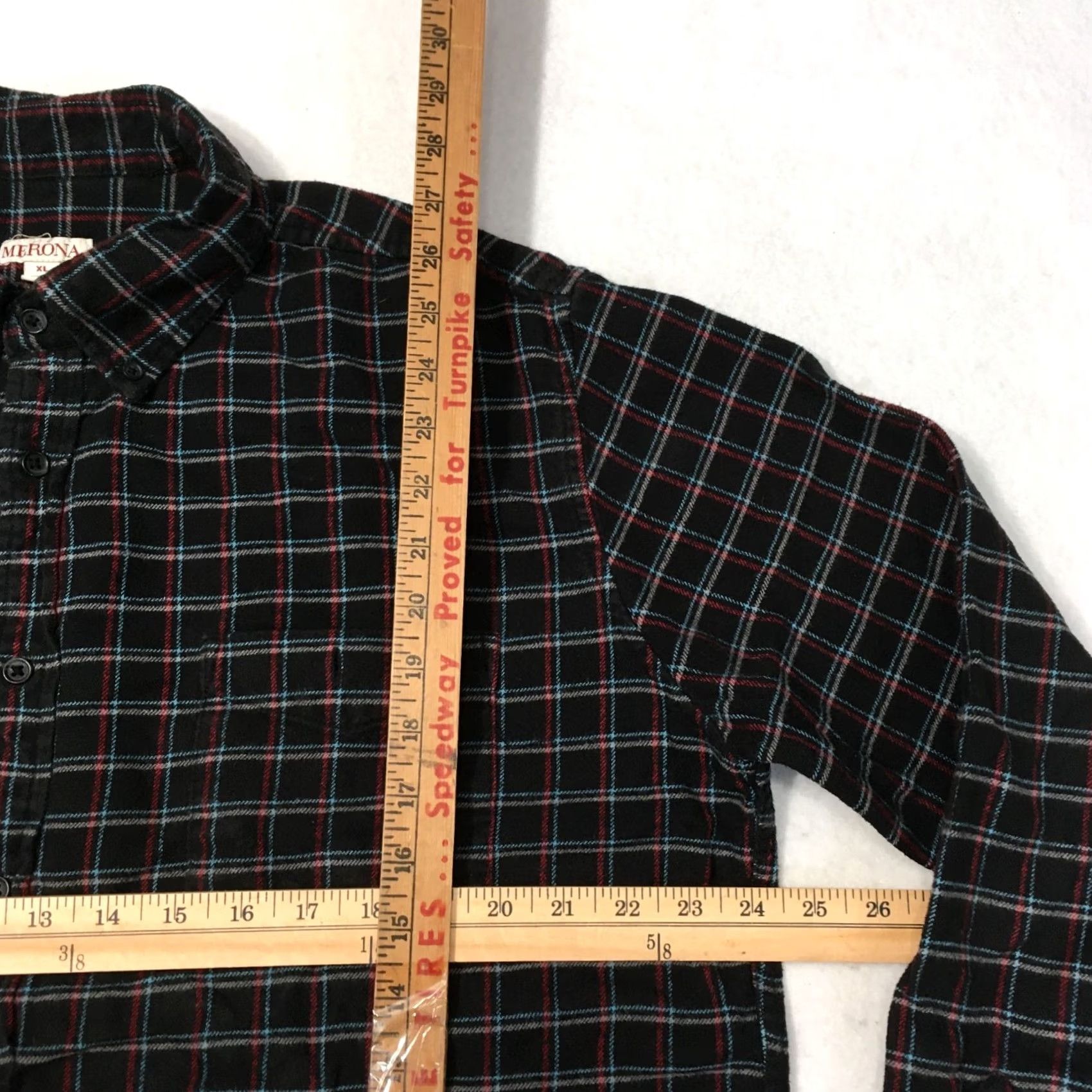 Merona Merona Long Sleeve Shirt Size XL Button Up Plaid Cotton Casual Top fleece Size US XL / EU 56 / 4 - 2 Thumbnail