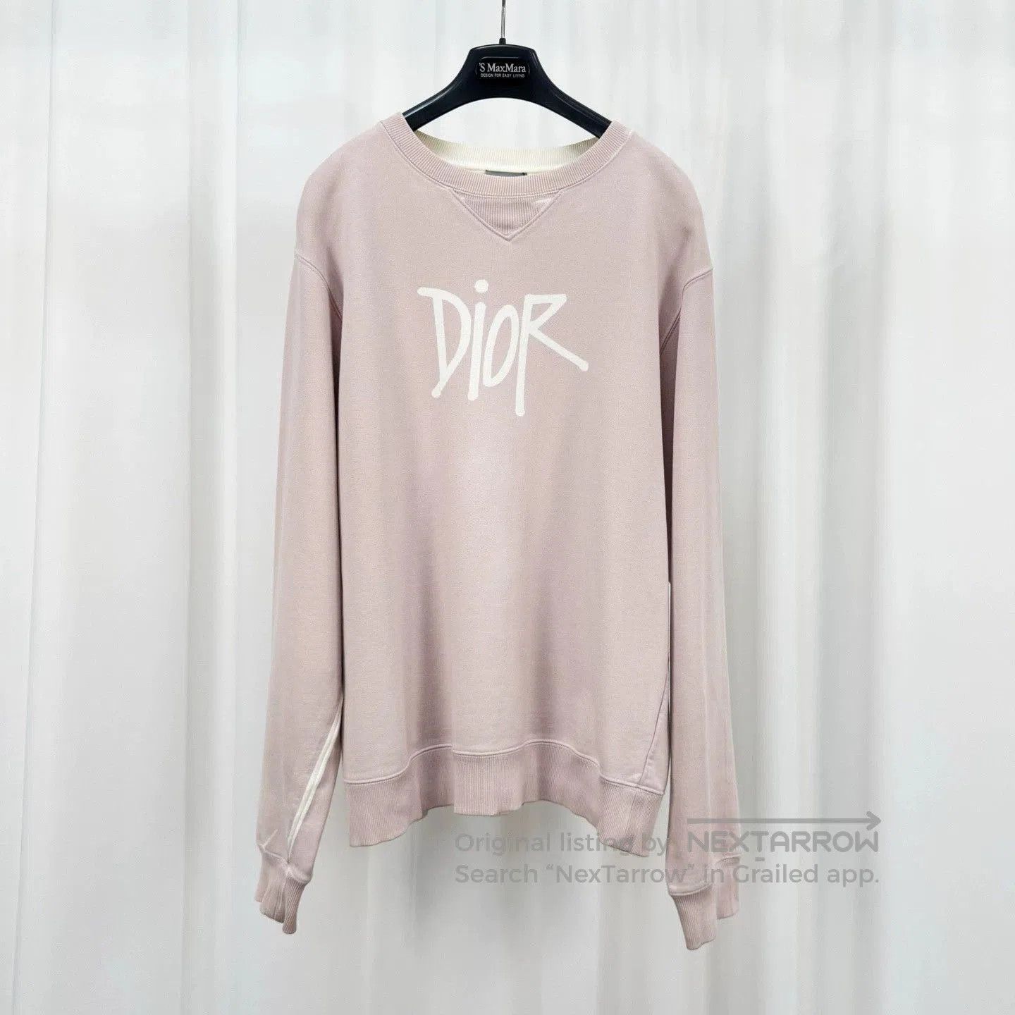 Dior dior stussy collaboration dusty pink sweatshirt. Size US M / EU 48-50 / 2 - 1 Thumbnail