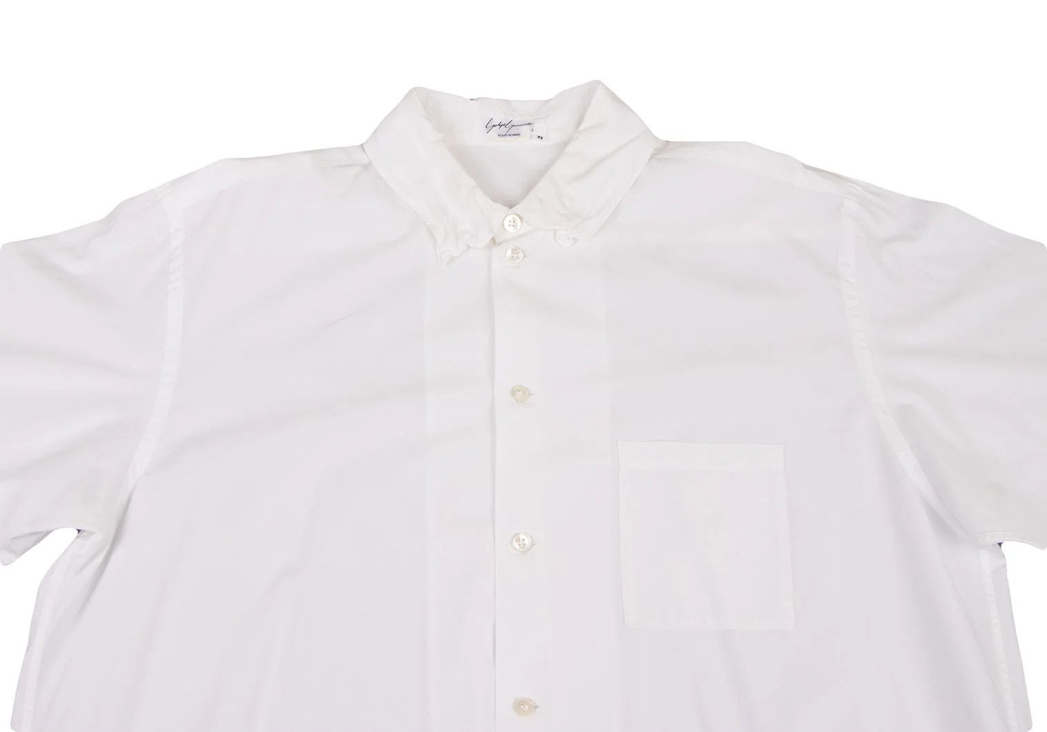 Yohji Yamamoto Yohji Yamamoto Cotton Broad Gathered Collar Shirt Size US M / EU 48-50 / 2 - 2 Thumbnail