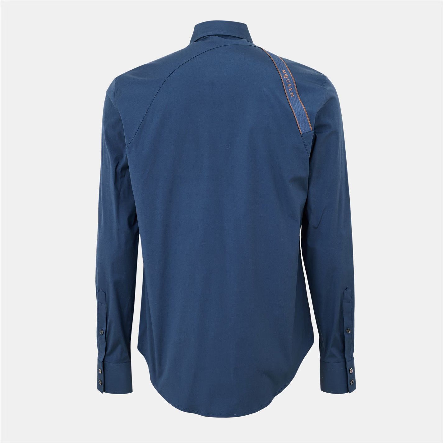 Alexander McQueen o1g2r1mq0326 Harness Shirt in Blue Size US M / EU 48-50 / 2 - 6 Thumbnail